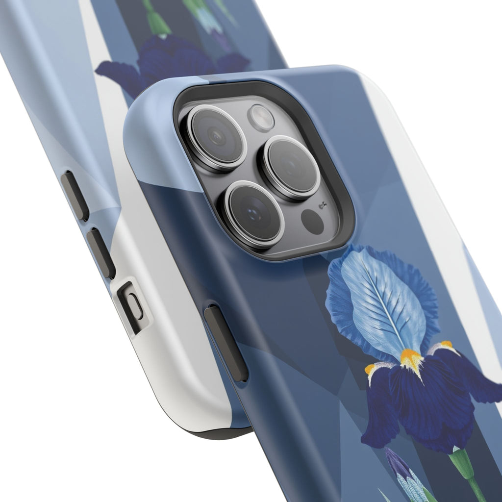 iPhone Earthy Iris Garden Design Bold Modern Everyday Snap Case · iPhone Case