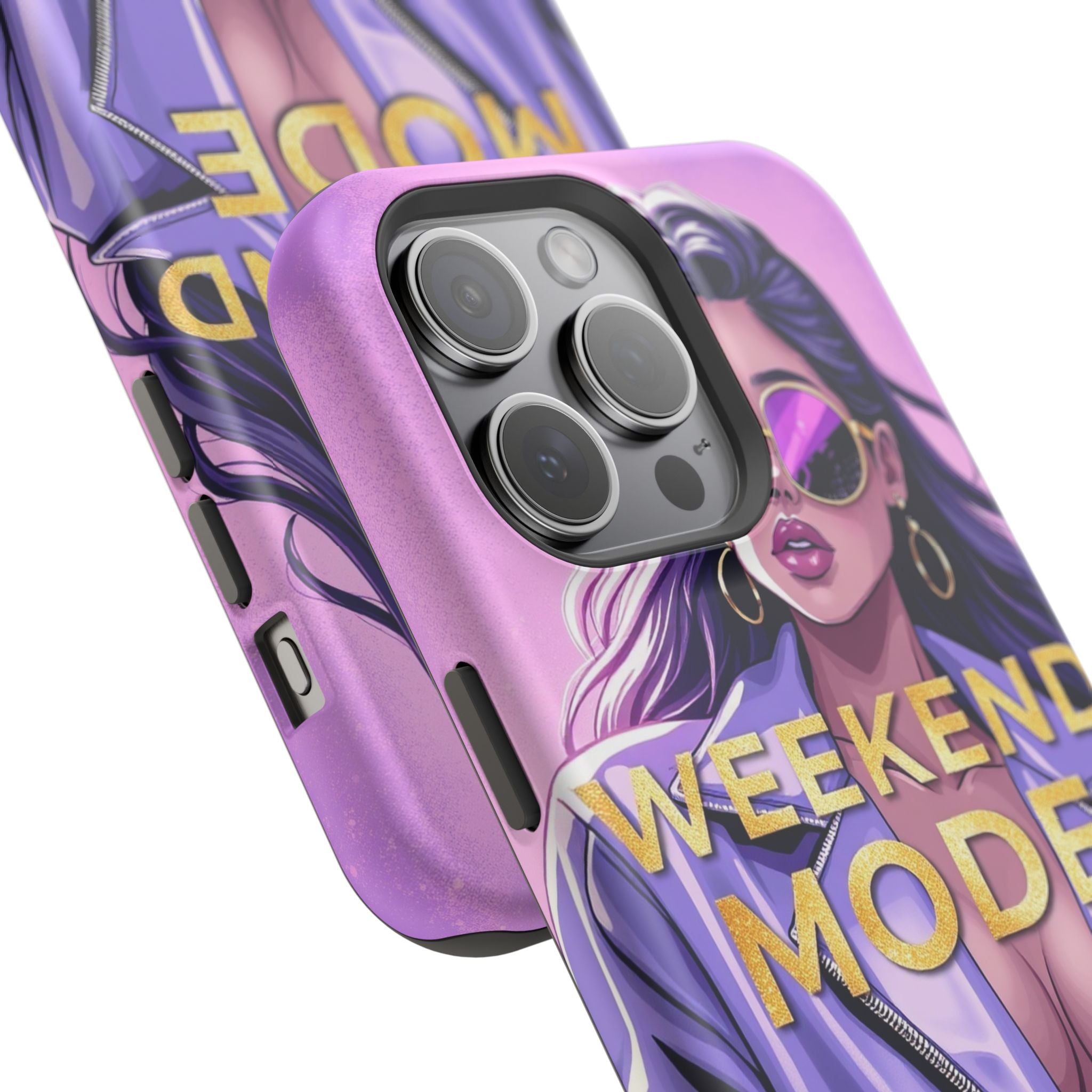 iPhone Lavender And Pearl Weekend Mode On Slim Everyday Designer Case · iPhone C