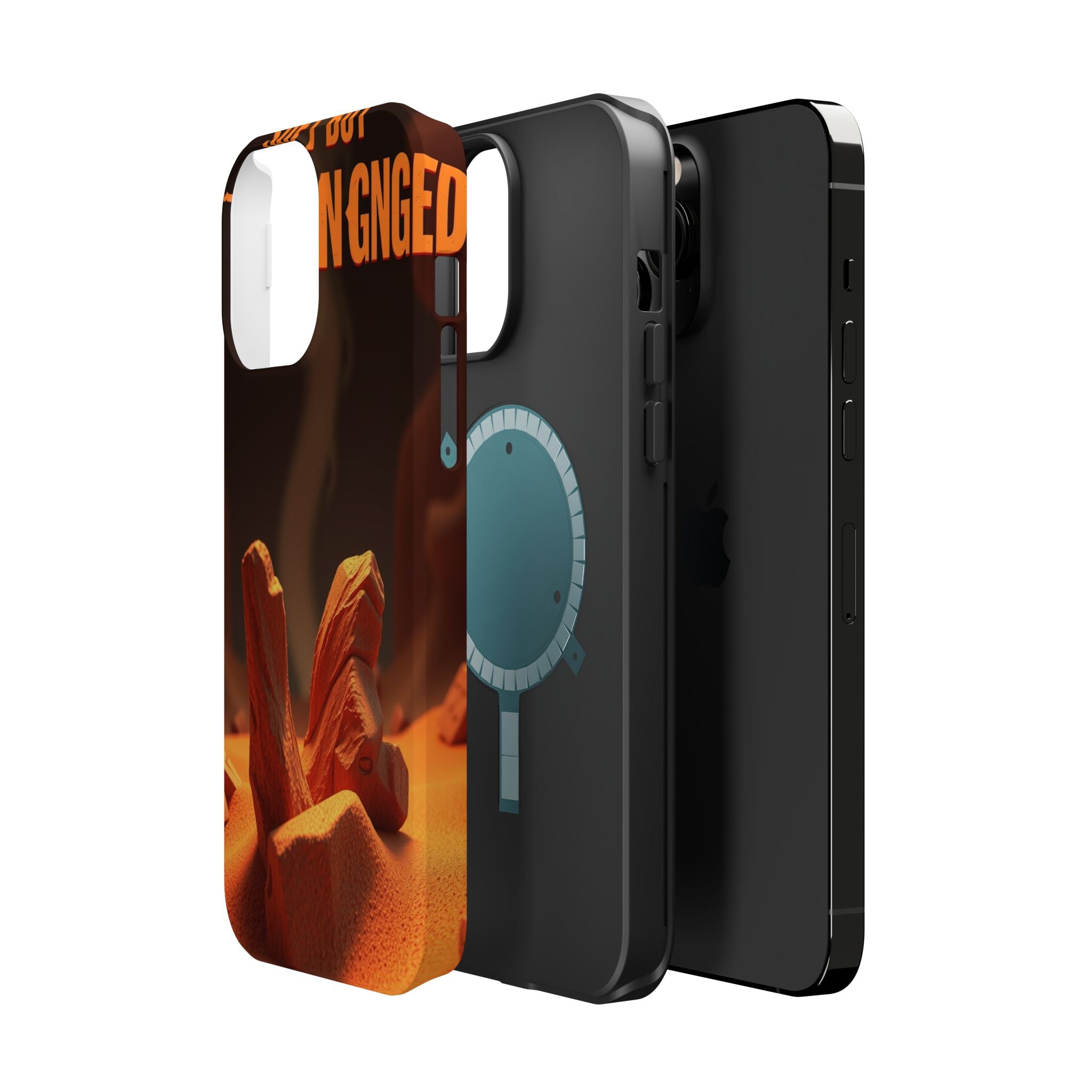 iPhone Earthy Soft but Unhinged Design Slim Everyday Designer Case · iPhone Case