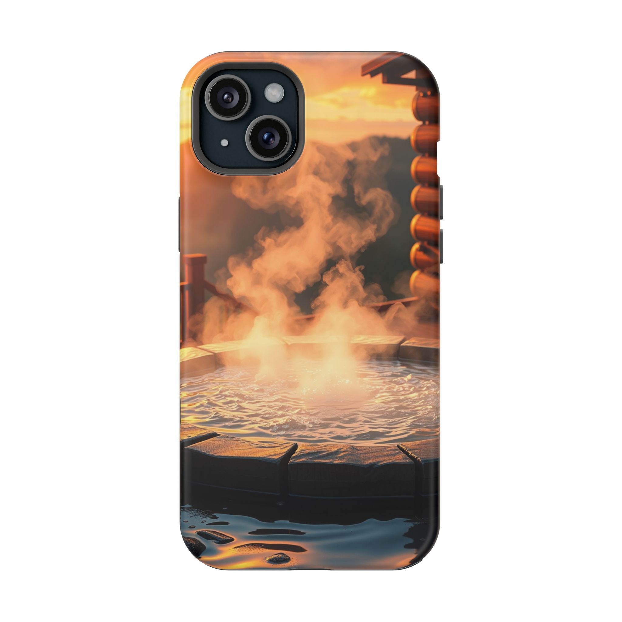 iPhone Hot Spring Steam Enchanted Art Slim Everyday Designer Case · iPhone Case