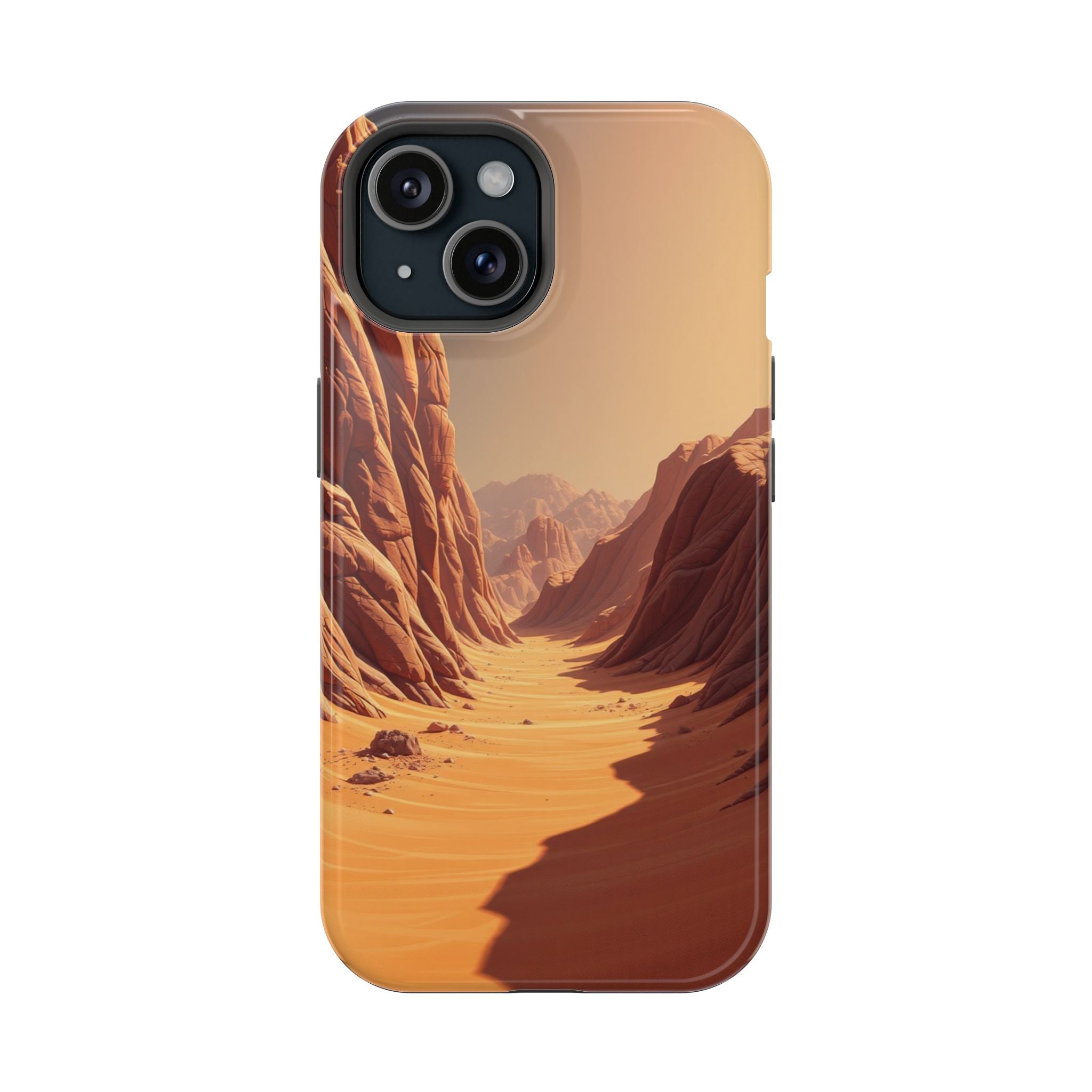 iPhone Burnt Orange And Sand Valley Floor Slim iPhone 20 Everyday · iPhone Case