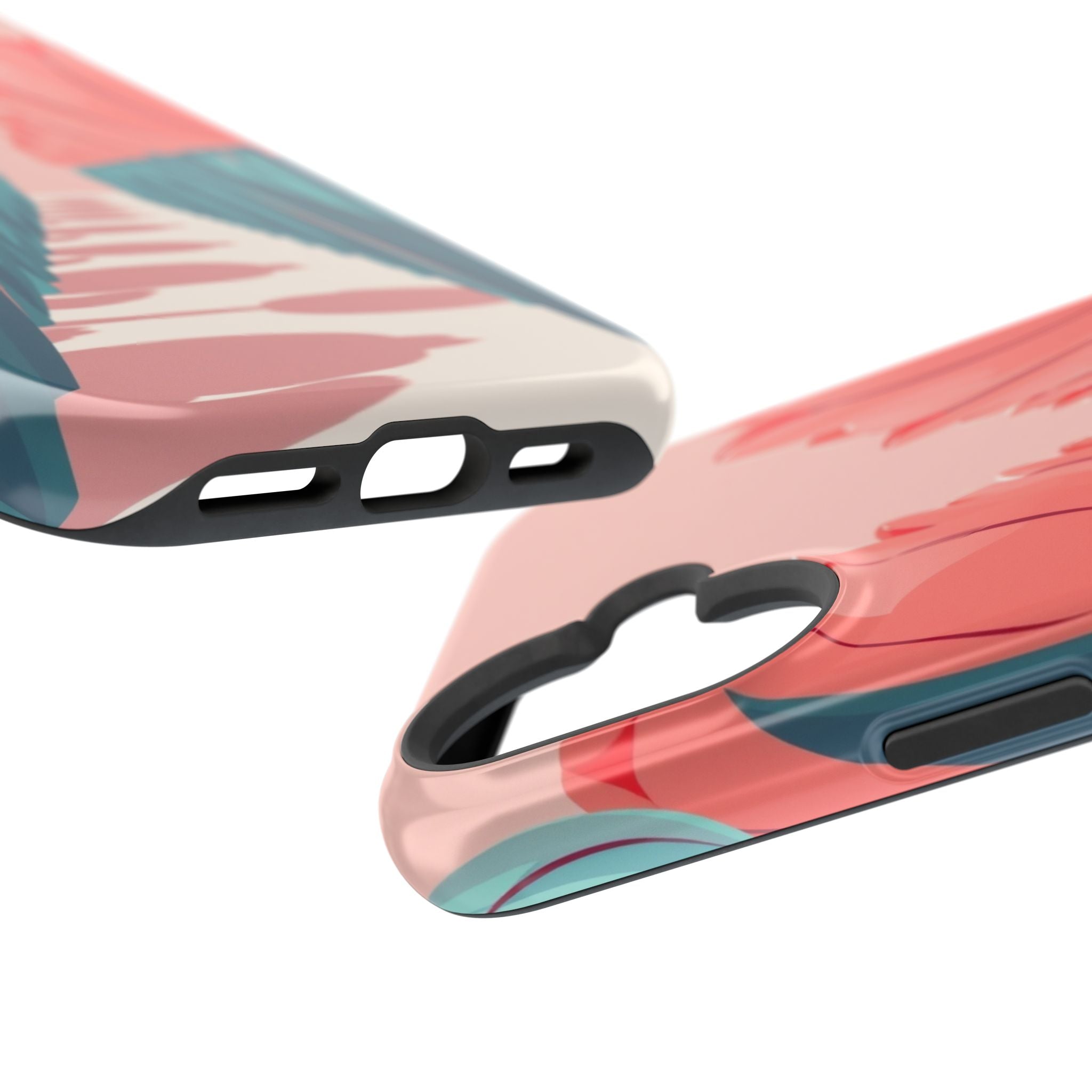 iPhone Tulip Row Pastel Kawaii Slim Everyday Designer Case · iPhone Case