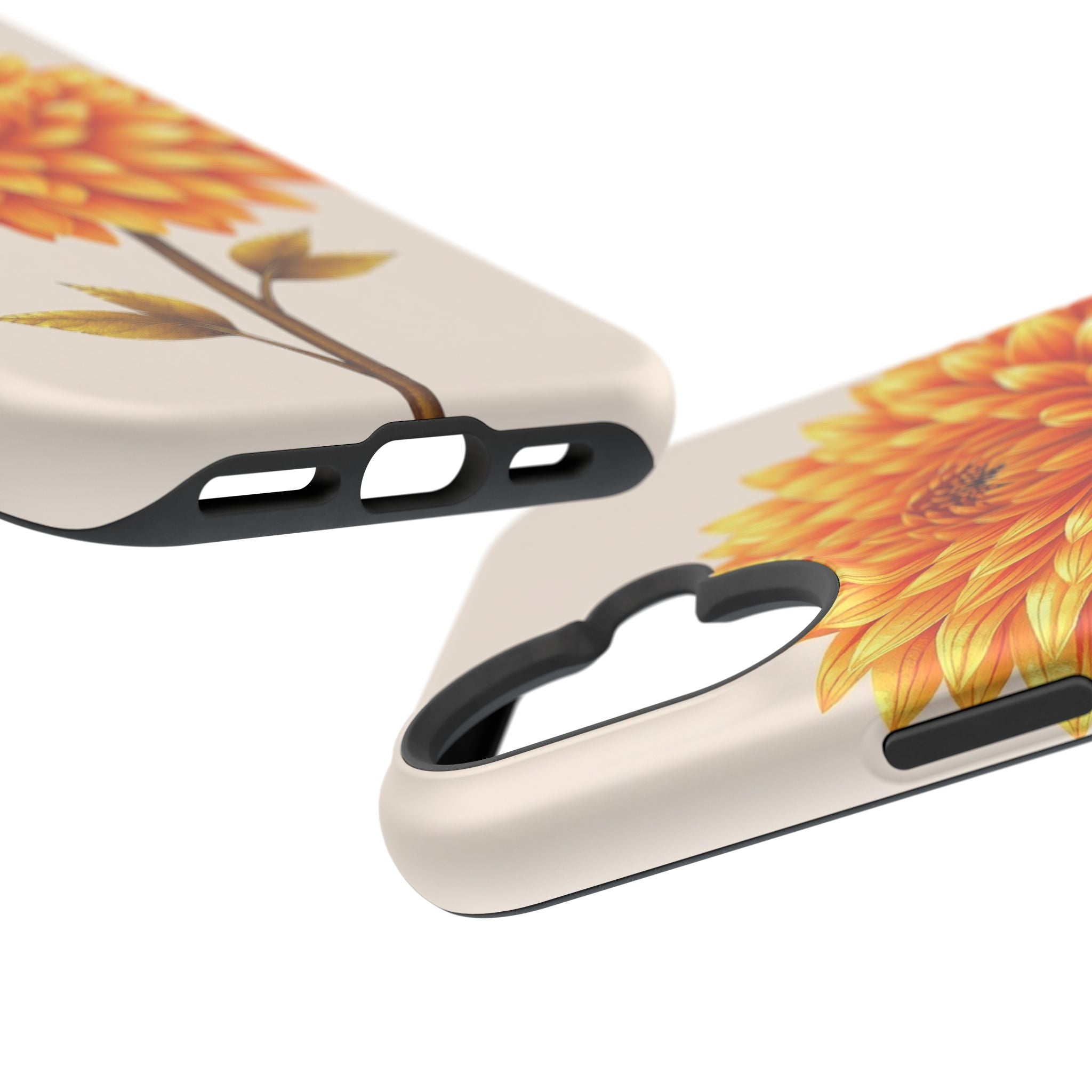 iPhone Chrysanthemum Classic Gold Foil Luxury Slim iPhone Everyday · iPhone Case