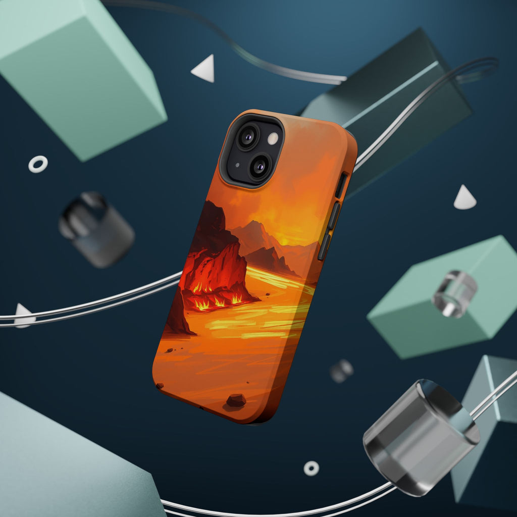 iPhone Burnt Orange And Sand Wildfire Glow Slim iPhone Everyday · iPhone Case