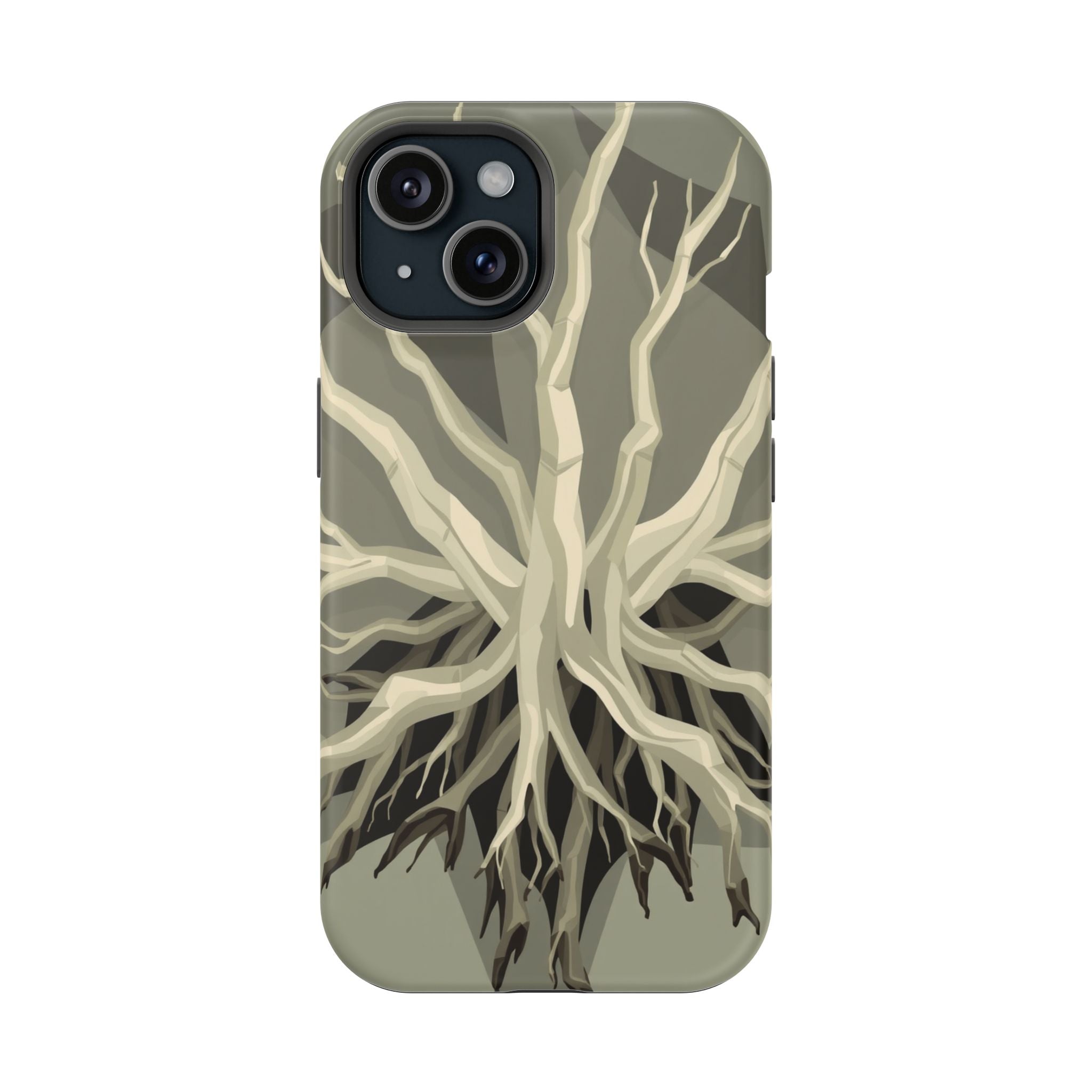 iPhone Sage And Ivory Mangrove Roots Slim Everyday Designer Case · iPhone Case