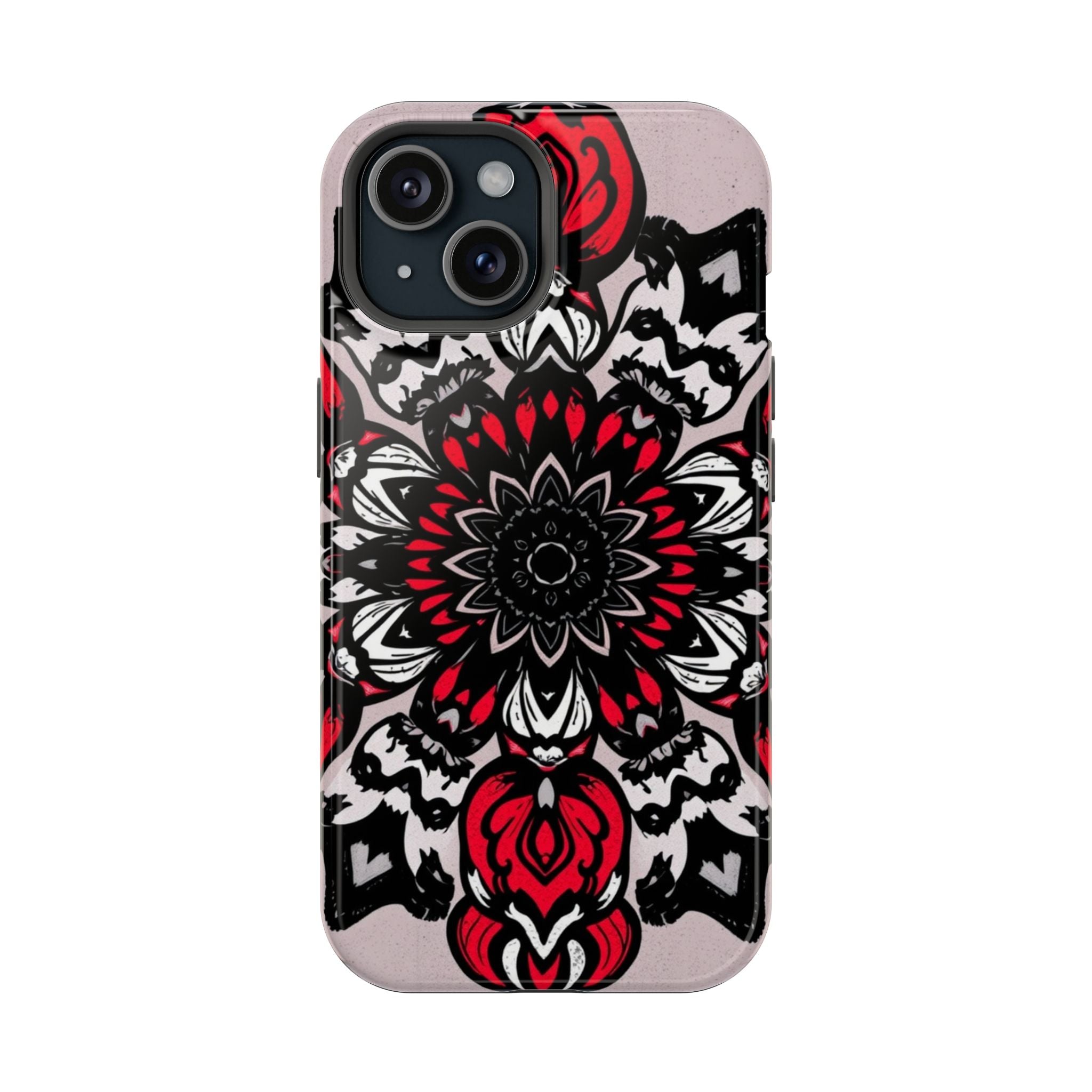 iPhone Floral Mandala Bold Art Slim Everyday Designer Case · iPhone Case
