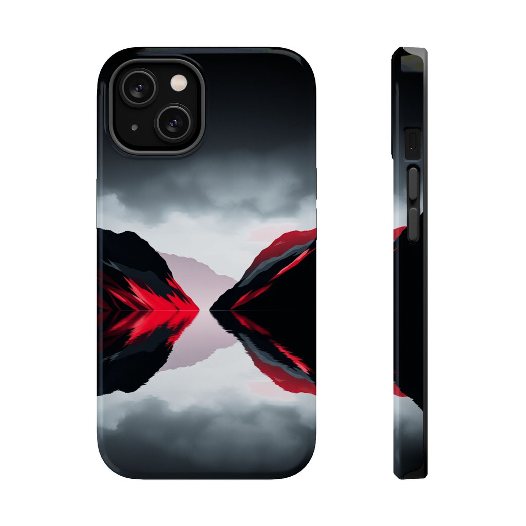 iPhone Vibrant Fjord Reflection Design Slim Everyday Designer Case · iPhone Case