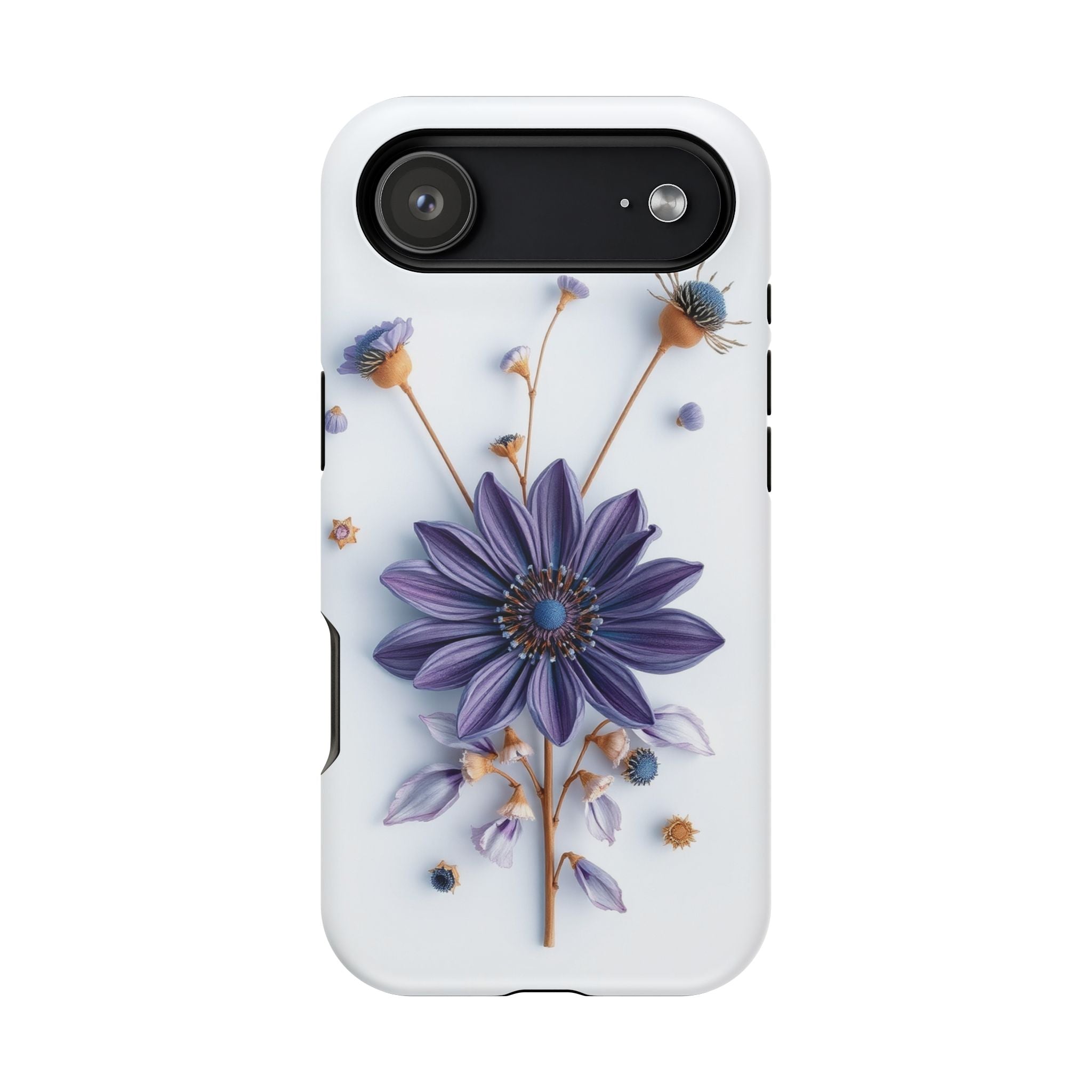 iPhone Dried Flower Flat Lay Pastel Kawaii Slim iPhone Everyday · iPhone Case