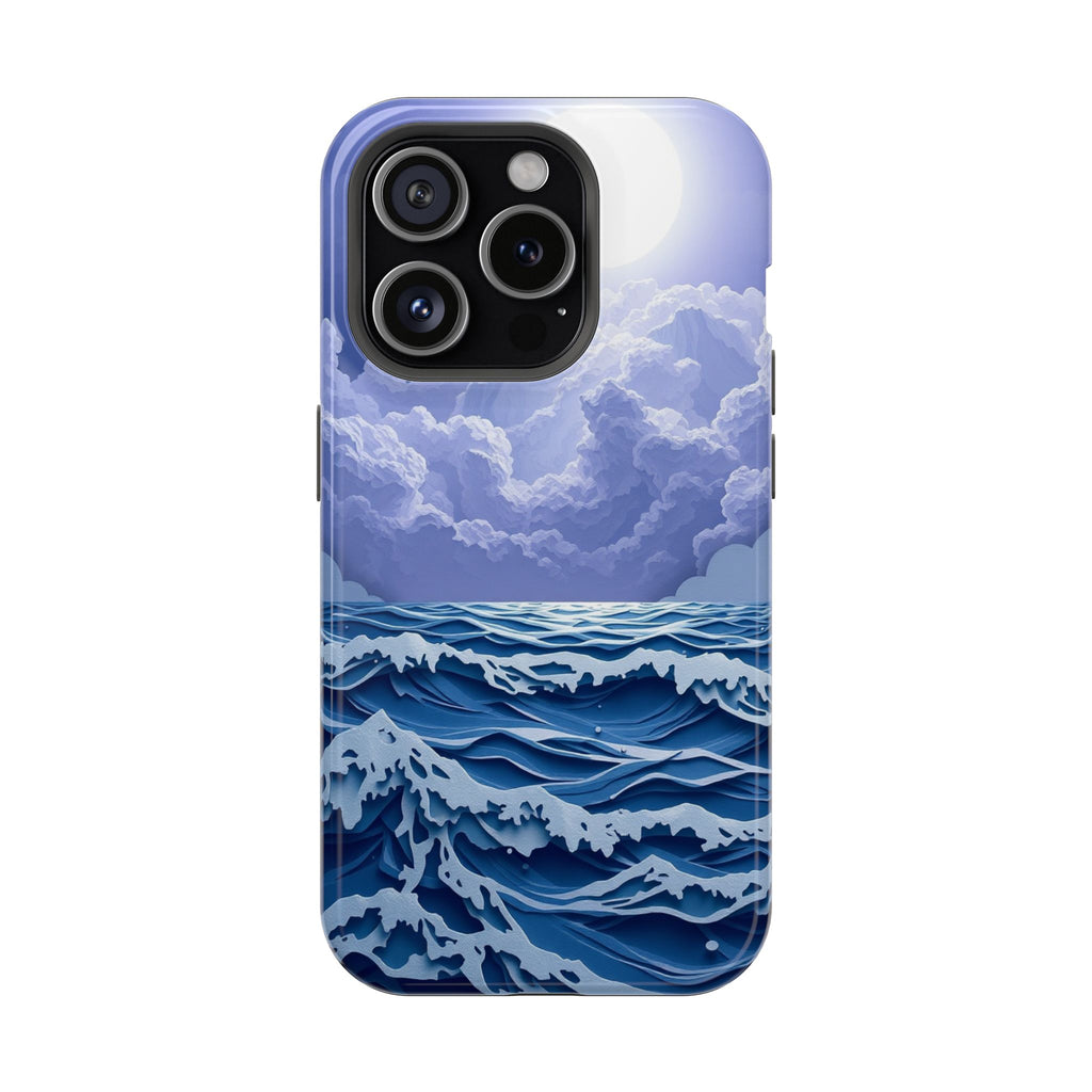 iPhone Storm at Sea Enchanted Art Bold Modern Everyday Snap Case · iPhone Case