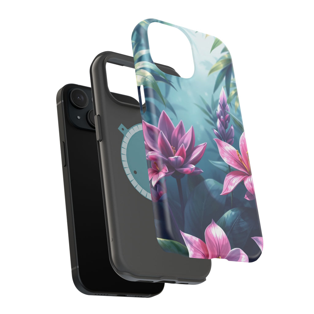 iPhone Indigo And Violet Jungle Floral Slim Everyday Designer Case · iPhone Case
