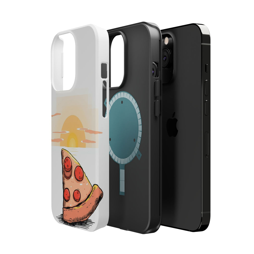 iPhone Earthy Pizza Slice Sunset Design Slim Everyday Designer Case · iPhone Cas