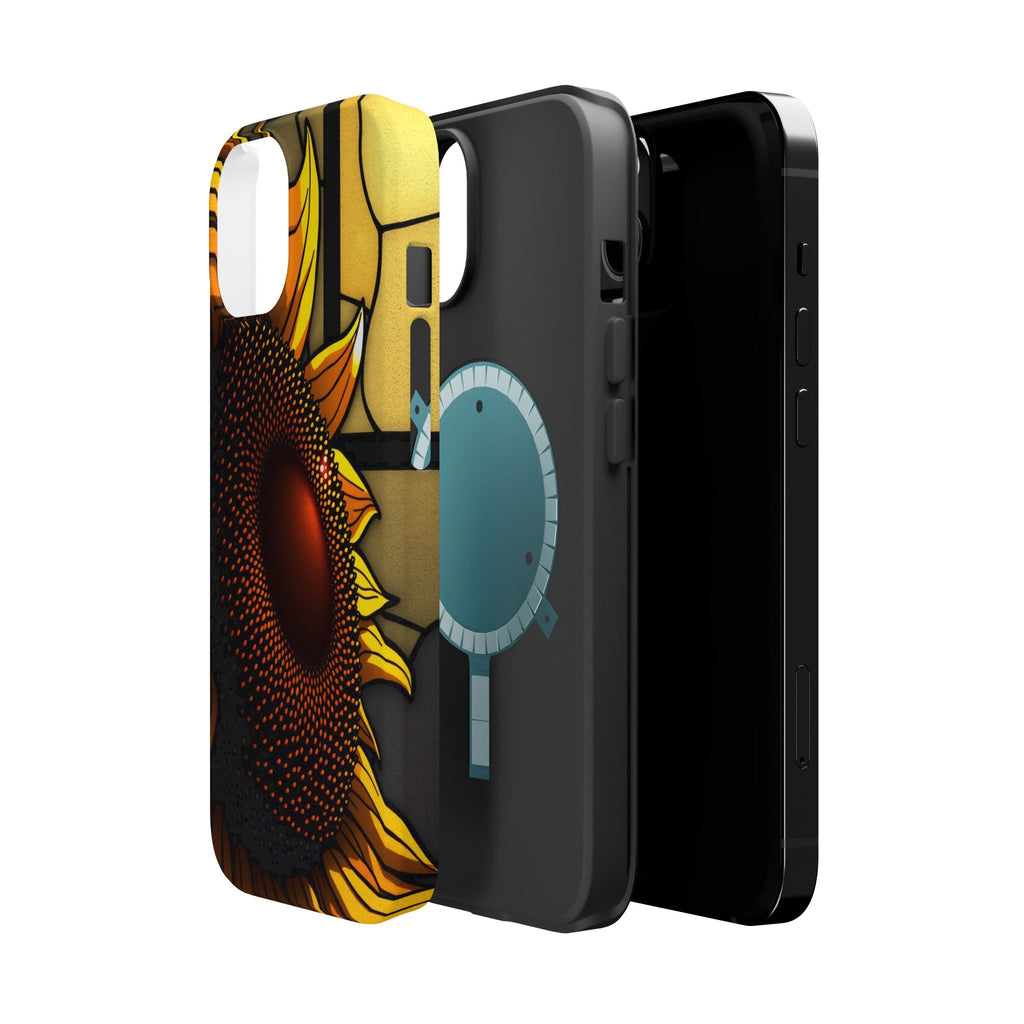 iPhone Sunflower Pop Stained Glass Bold Modern Everyday Snap Case · iPhone Case