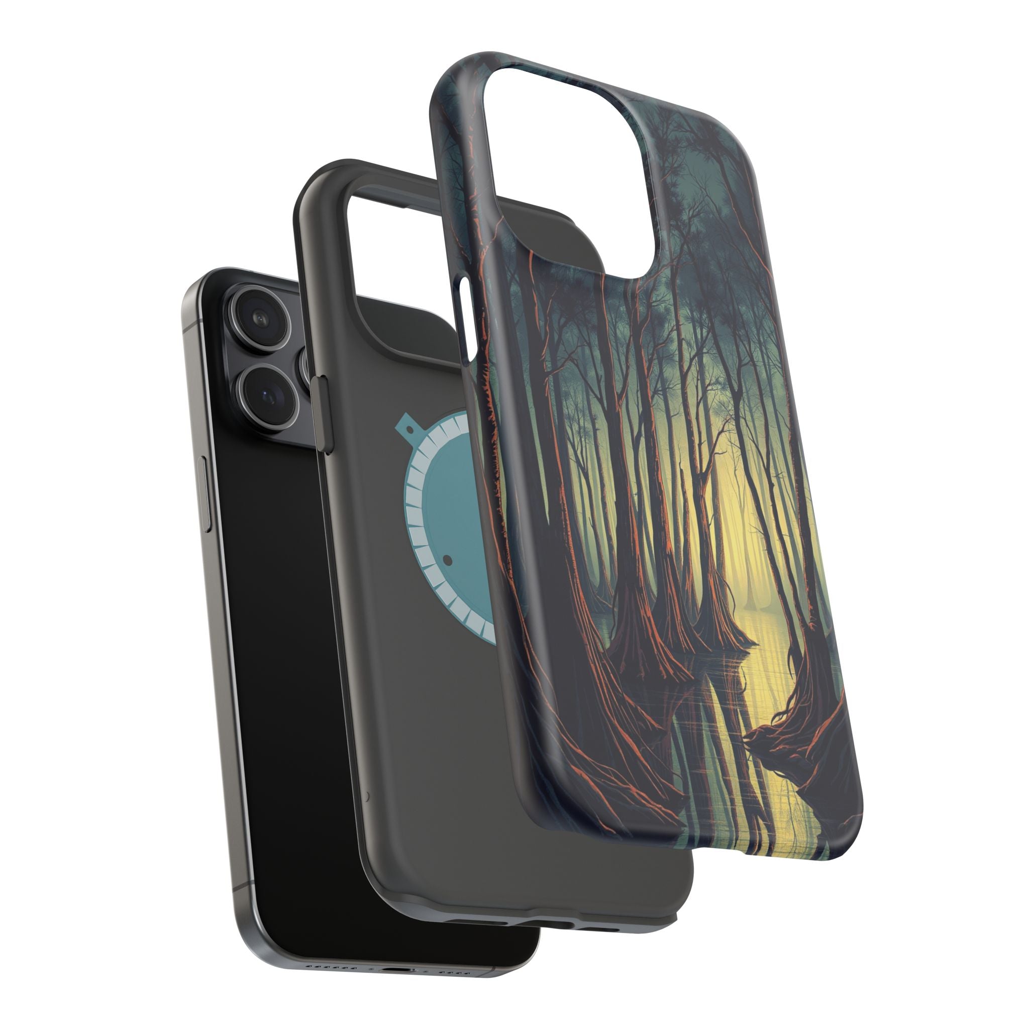 iPhone Cypress Swamp Cinematic Art Bold Modern Everyday Snap Case · iPhone Case