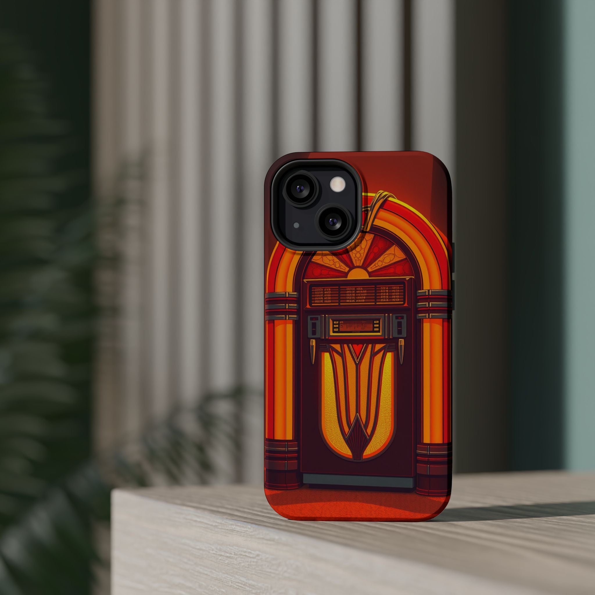 iPhone Jukebox Glow Pop Art Bold Bold Modern Everyday Snap Case · iPhone Case