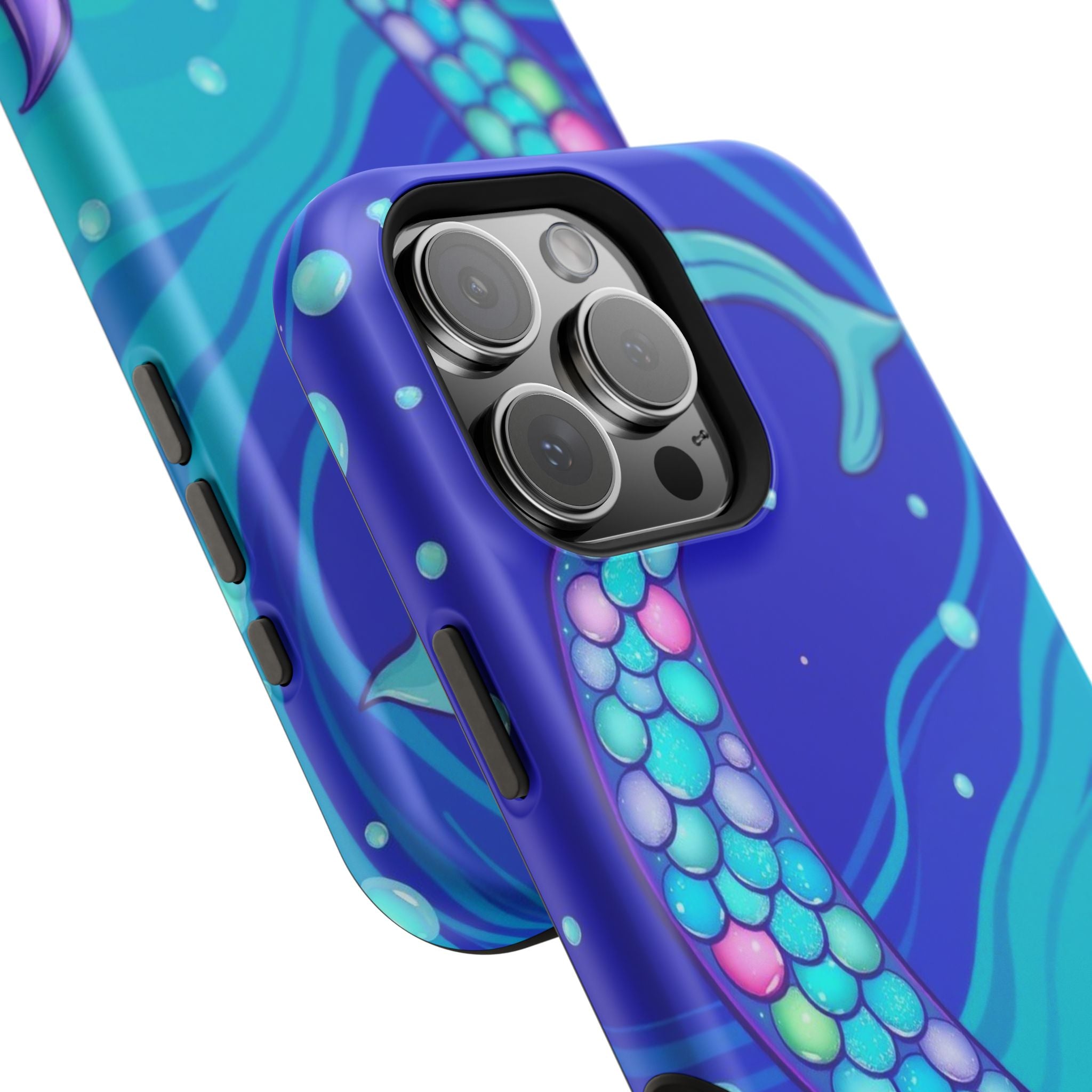 iPhone Mermaid Tail Swirl Kids Fun iPhone Phone Case Gift Artistic · iPhone Case