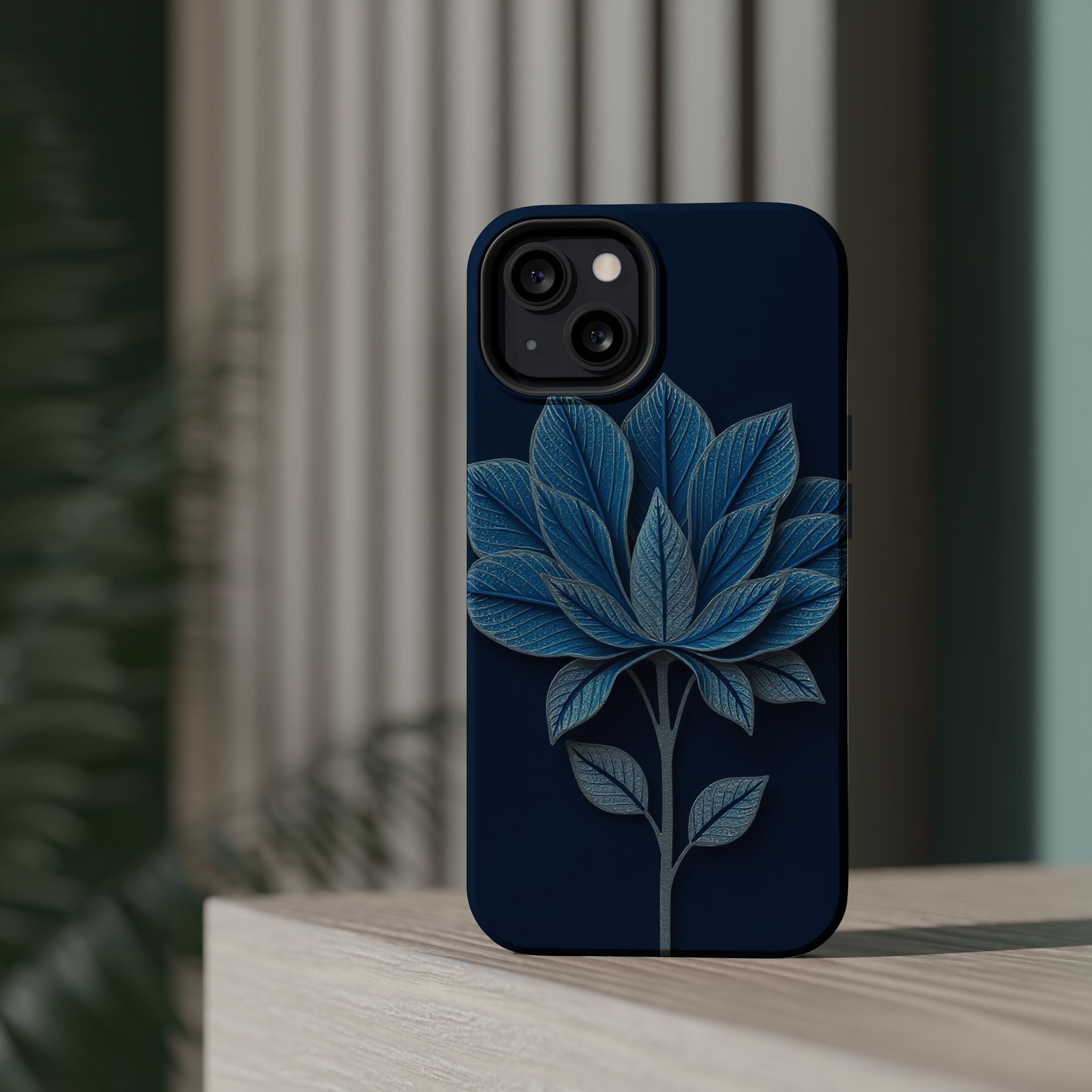 iPhone Night Bloomer Paper Cut Art Bold Modern Everyday Snap Case · iPhone Case