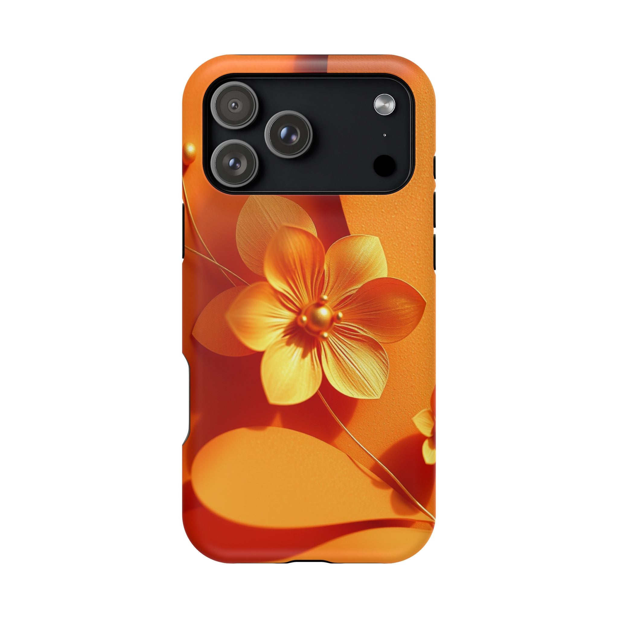 iPhone Floral Geometric Gold Foil Luxury Slim Everyday iPhone Designer · iPhone