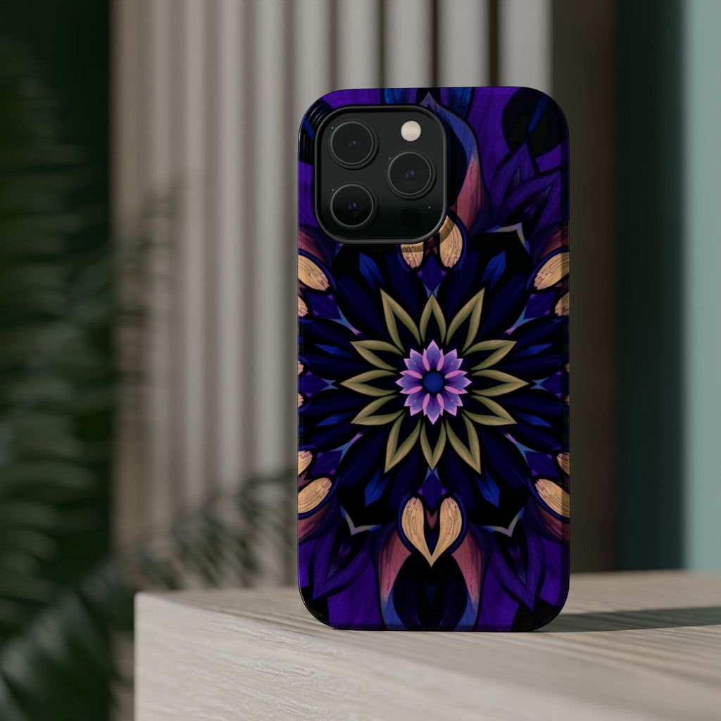 iPhone Floral Mandala Mystic Art Bold Modern Everyday Snap Case · iPhone Case