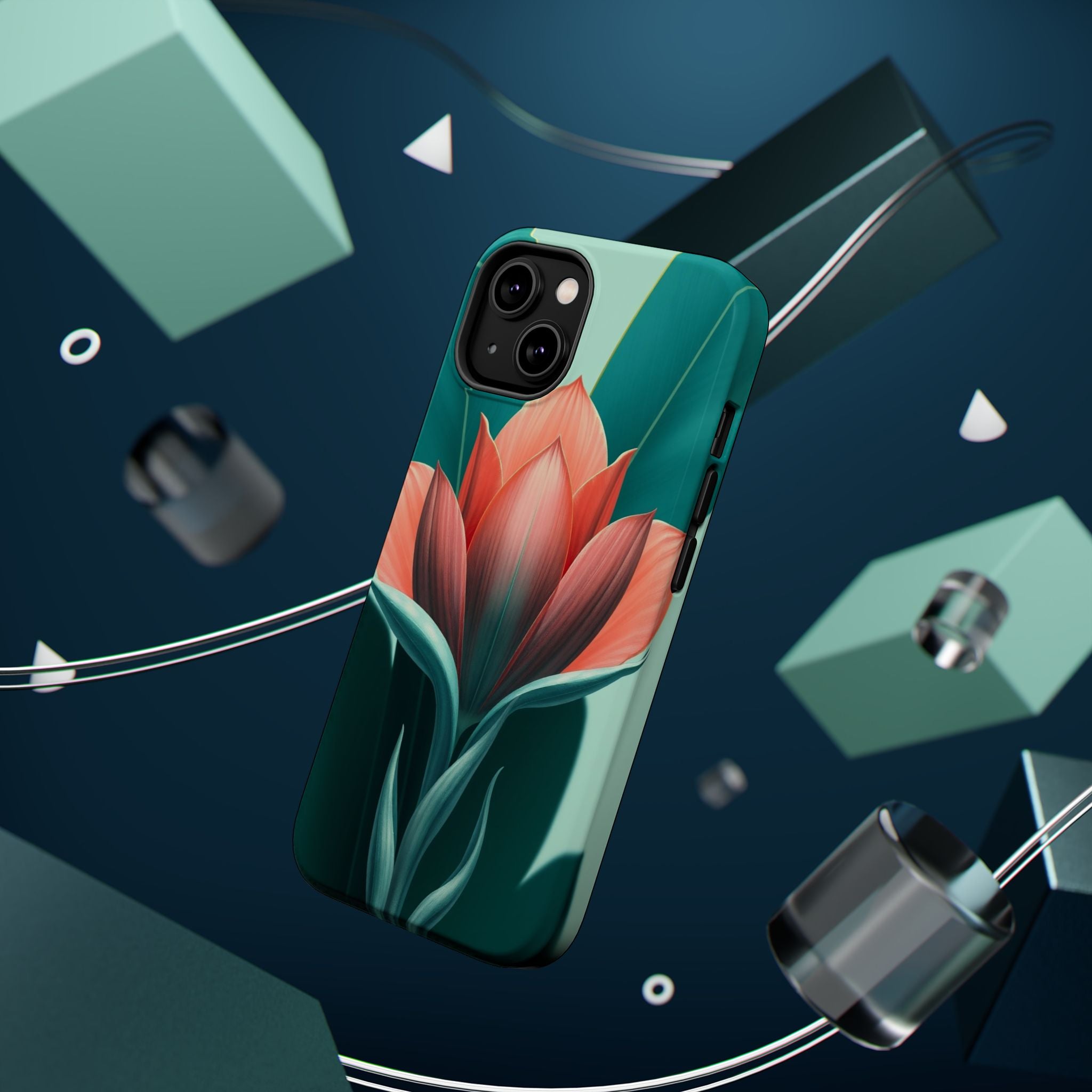 iPhone Dreamy Botanical Illustration Design Soft iPhone 14 Finish · iPhone Case