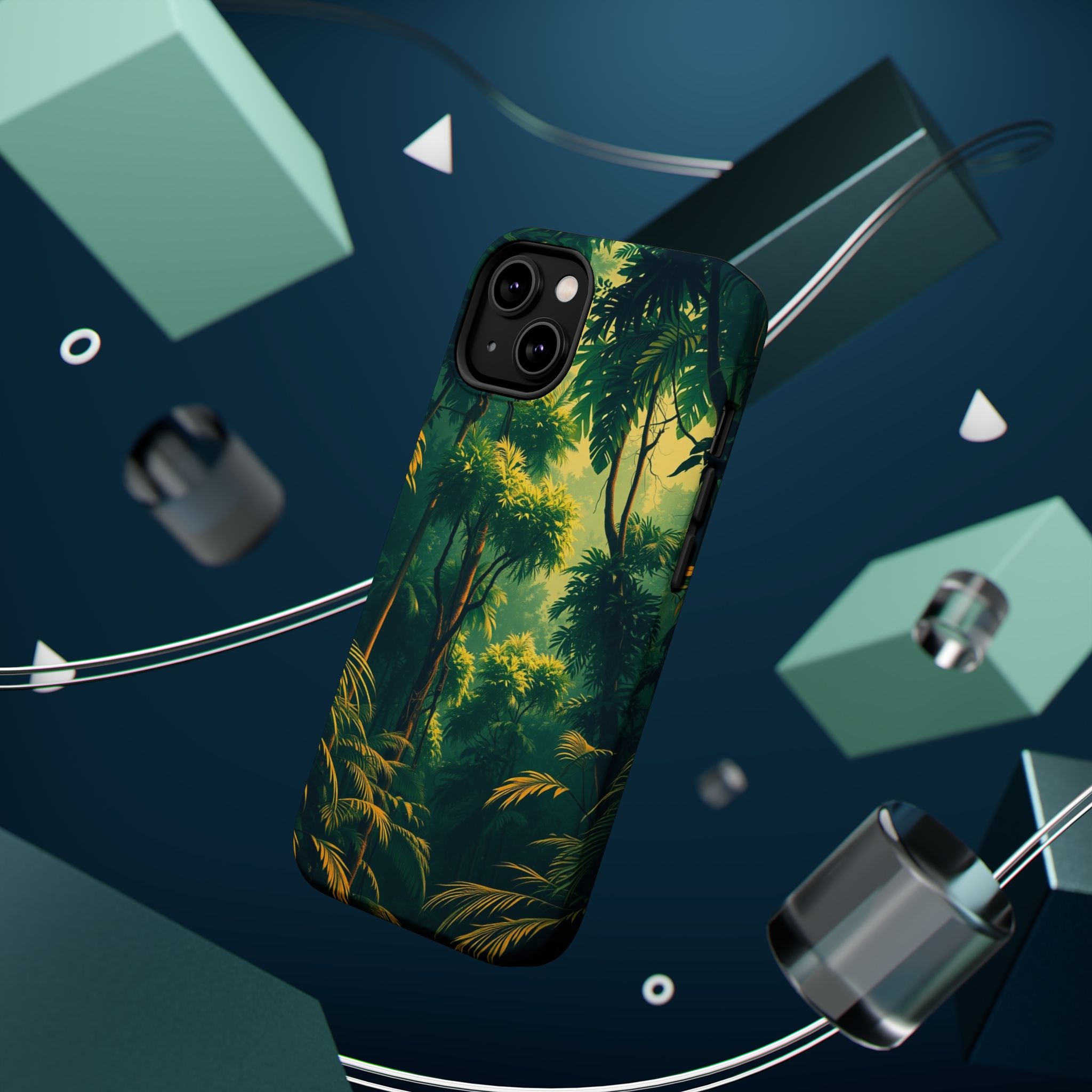 iPhone Rainforest Canopy Vintage Retro Poster Slim iPhone Everyday · iPhone Case