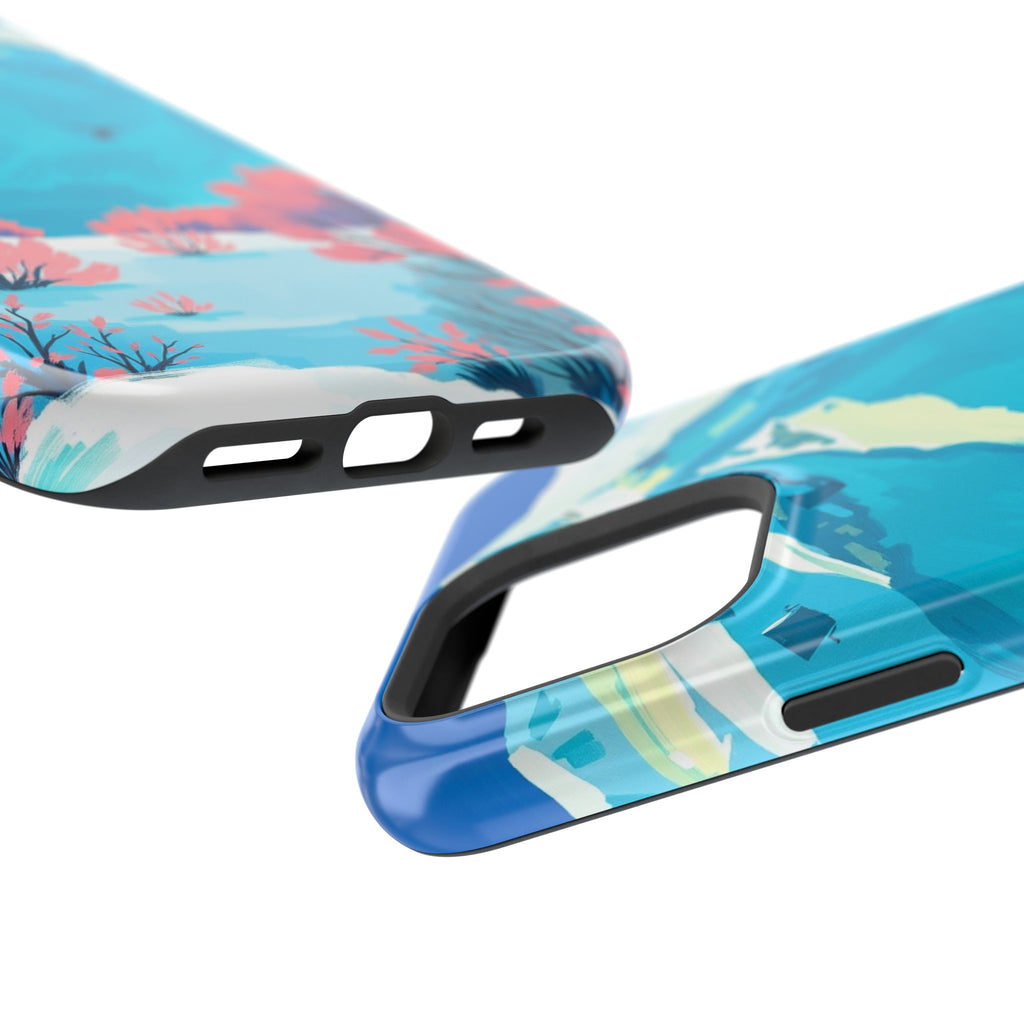 iPhone Snow Field Electric Art Slim Everyday Designer Case · iPhone Case