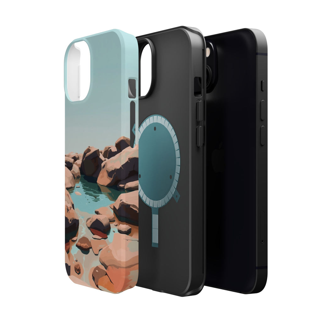 iPhone Tidal Pool Oil Painting Impressionist Slim iPhone Everyday · iPhone Case