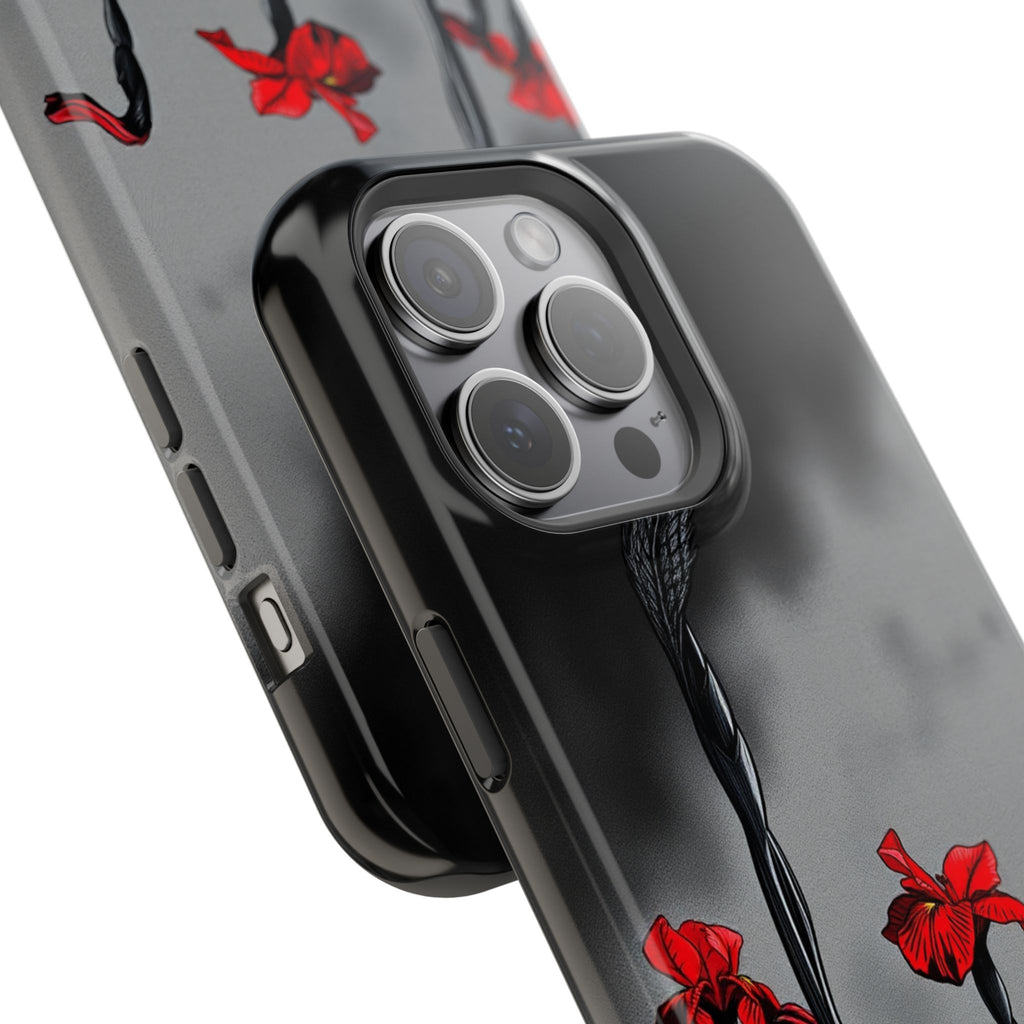 iPhone Iris Garden Cinematic Art Soft Finish Everyday Cas Slim Snap Case · iPhon
