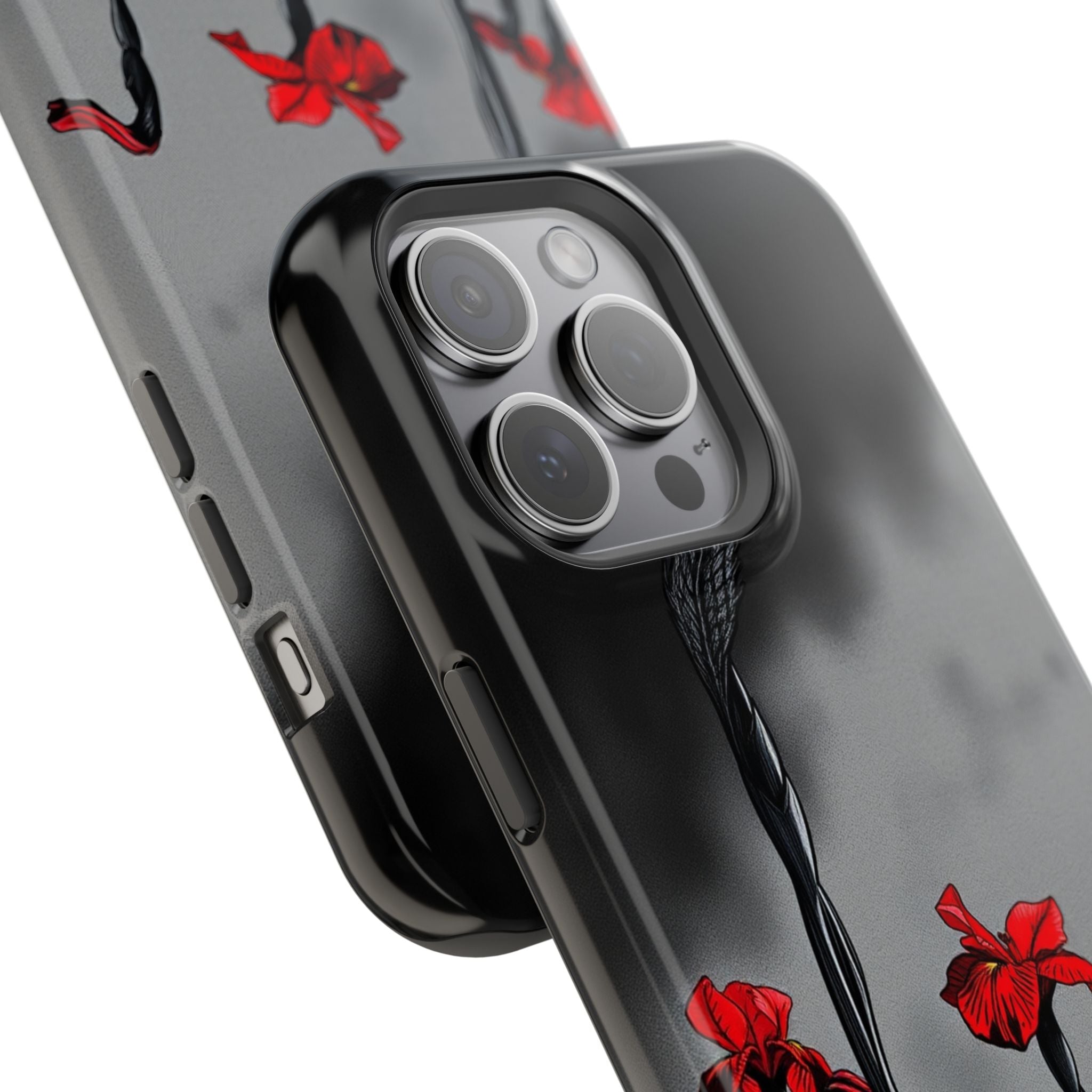 iPhone Iris Garden Cinematic Art Soft Finish Everyday Cas Slim Snap Case · iPhon