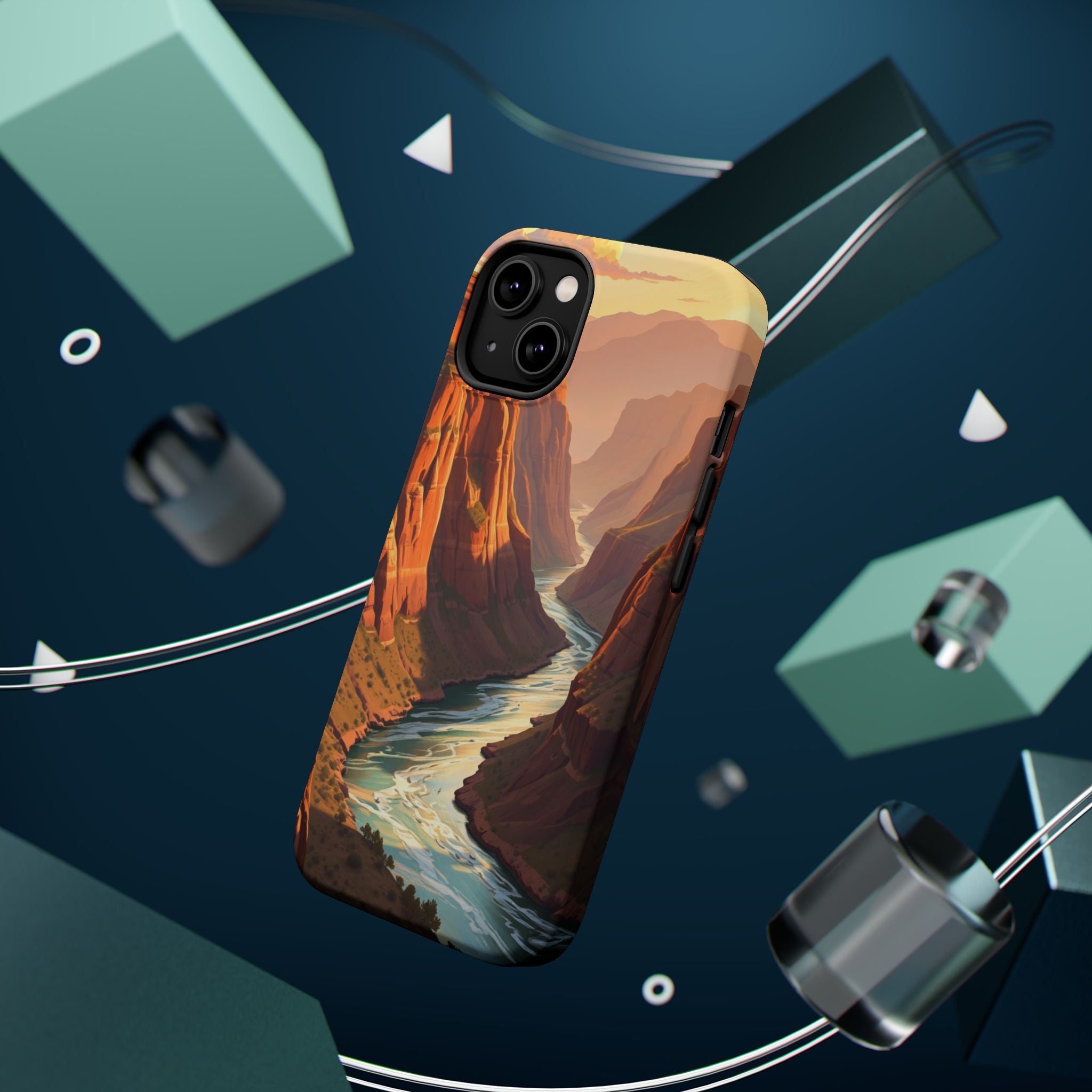 iPhone River Canyon Mystic Art Slim Everyday Designer Case · iPhone Case