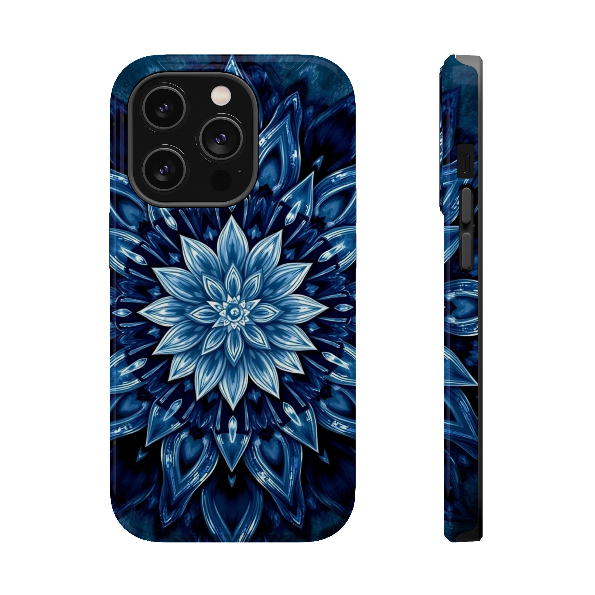 iPhone Floral Mandala Electric Art Bold Modern Everyday Snap Case · iPhone Case