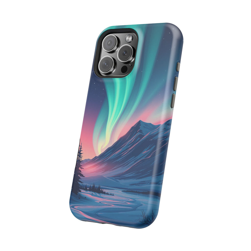 iPhone Mint And Blush Northern Lights Slim Everyday iPhone 18 Designer · iPhone