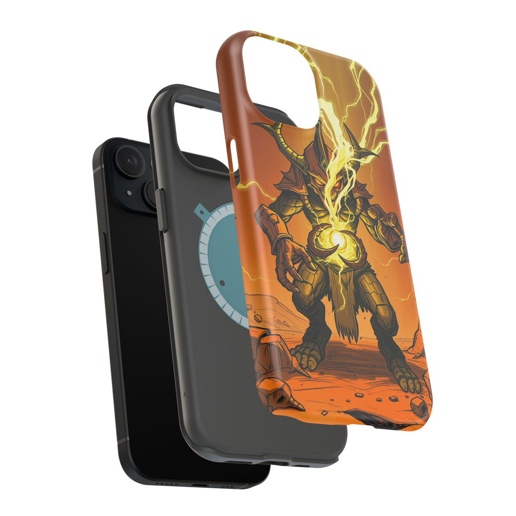 iPhone Burnt Orange And Sand Chaos Goblin Energy Clean Minimal Snap Case · iPhon