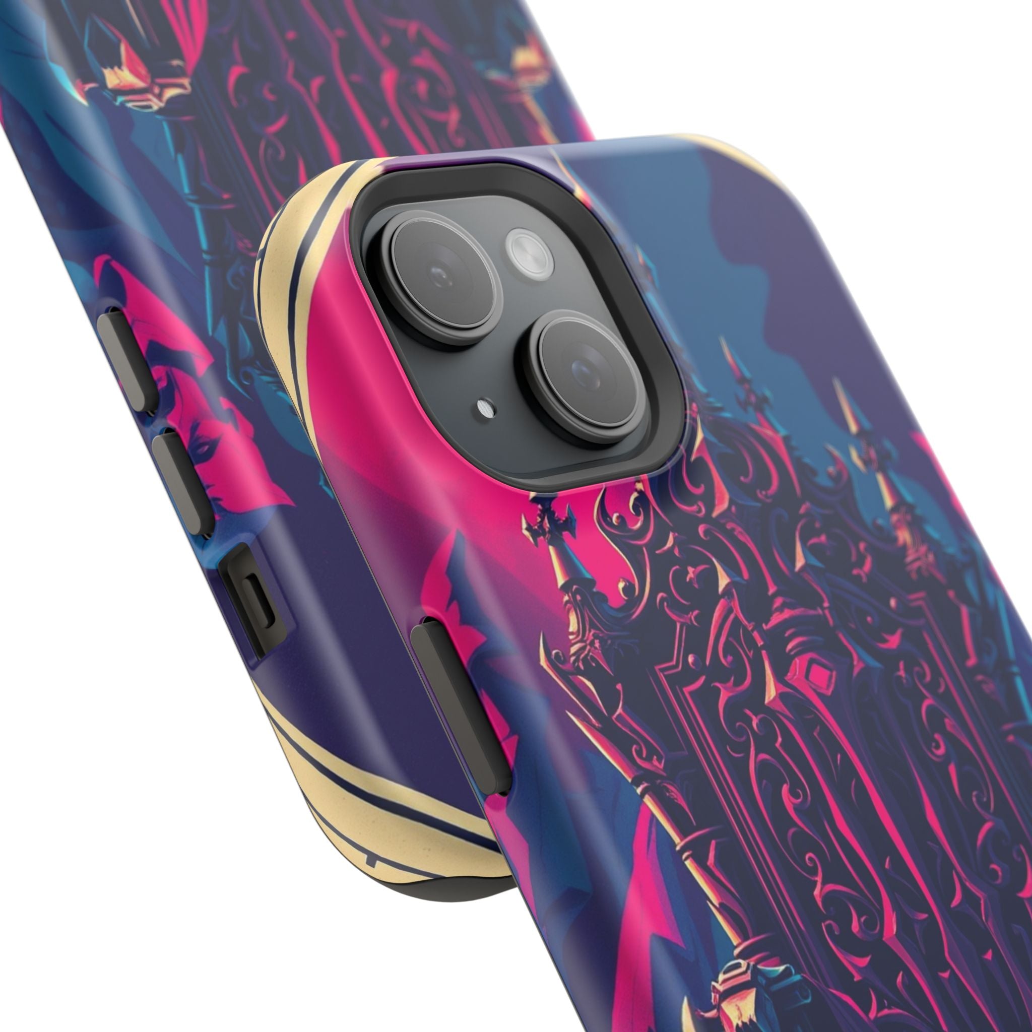 iPhone Lich King Throne Vintage Retro Poster Slim Everyday Designer Case · iPhon