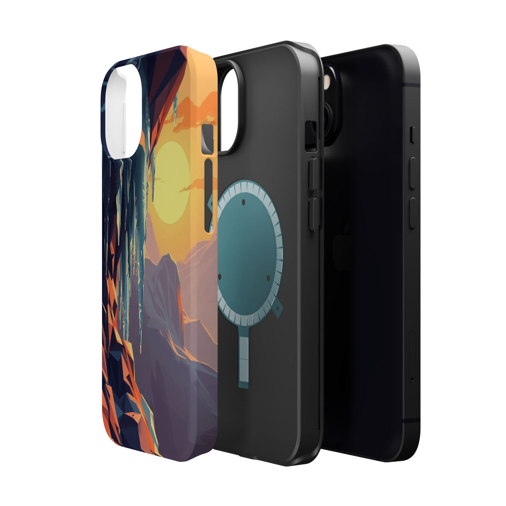 iPhone Sunset Amber And Peach Icicle Formation Soft iPhone Finish · iPhone Case