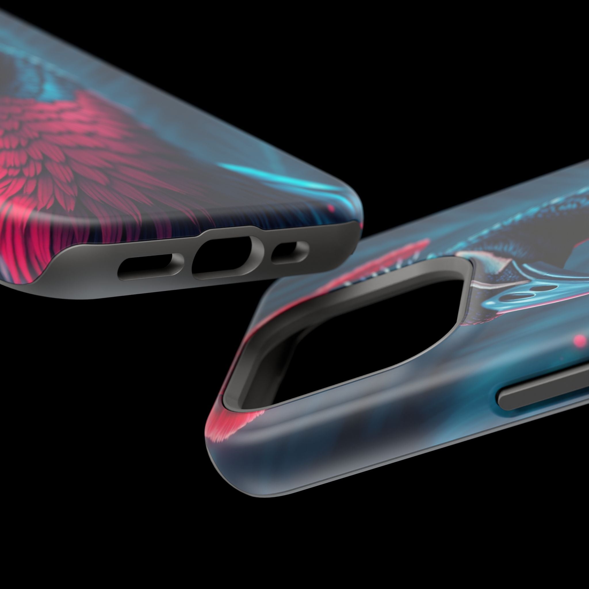 iPhone Nouveau Peacock Electric Art Slim Everyday Designer Case · iPhone Case