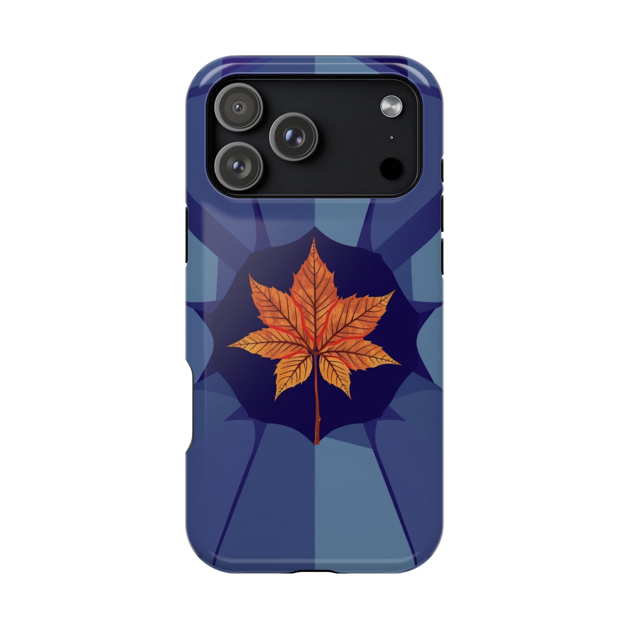 iPhone Autumn Maple Abstract Geometric Slim Everyday Designer Case · iPhone Case
