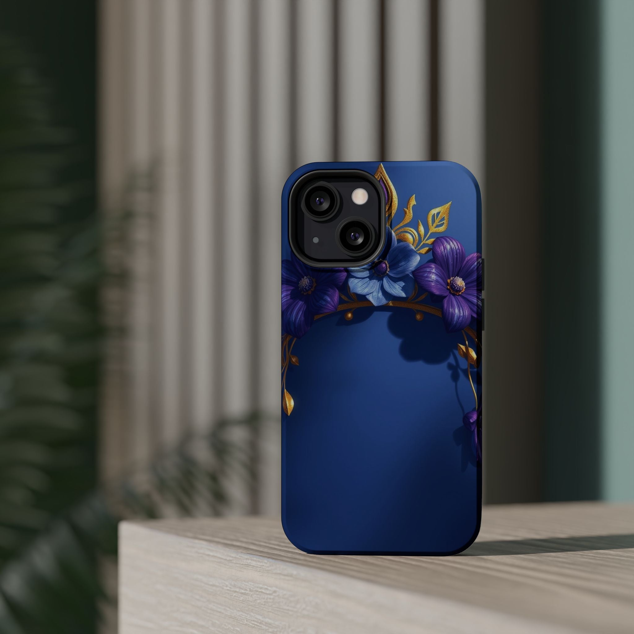 iPhone Vibrant Floral Crown Design 14 Slim Everyday Designer Case · iPhone Case