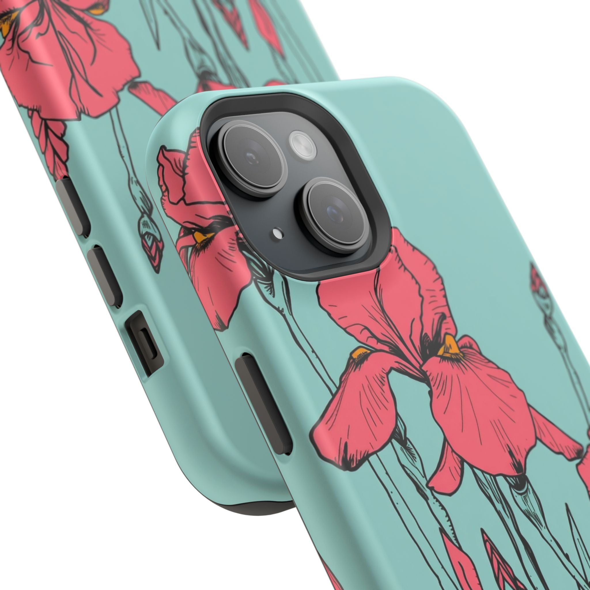 iPhone Iris Garden Bold Art Slim Everyday Designer Case · iPhone Case Quiet Mood