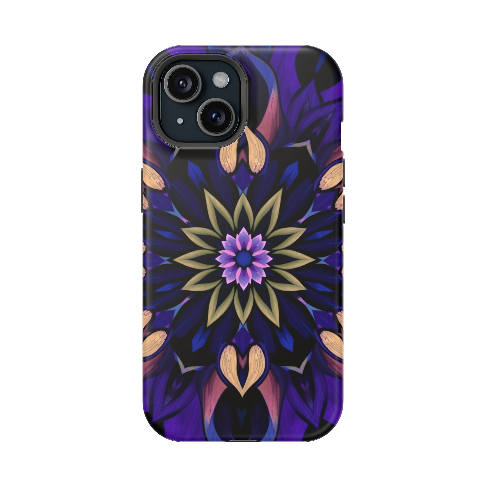 iPhone Floral Mandala Mystic Art Bold Modern Everyday Snap Case · iPhone Case