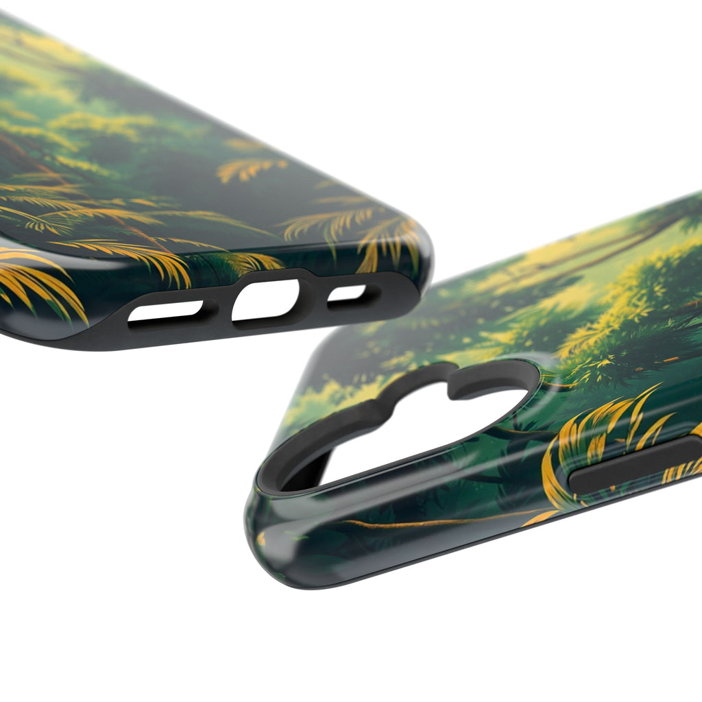 iPhone Rainforest Canopy Vintage Retro Poster Slim iPhone Everyday · iPhone Case