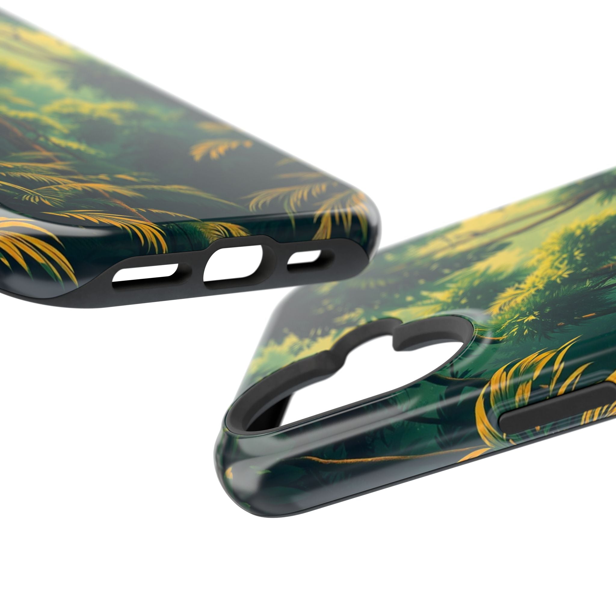 iPhone Rainforest Canopy Vintage Retro Poster Slim iPhone Everyday · iPhone Case
