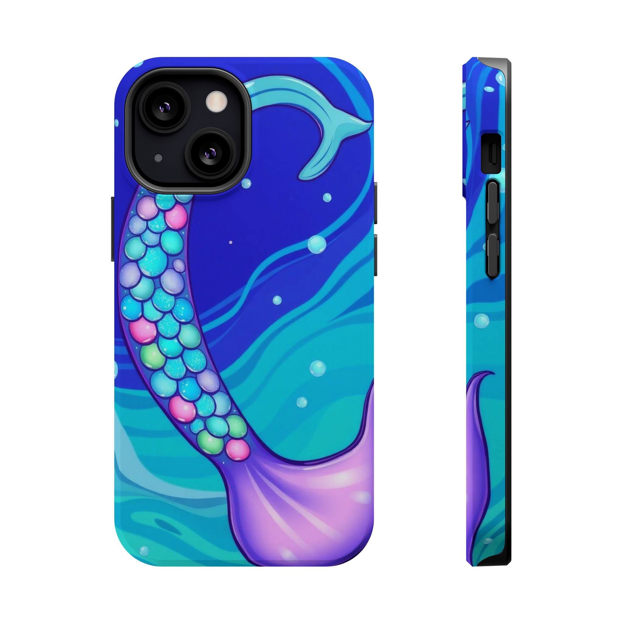 iPhone Mermaid Tail Swirl Kids Fun iPhone Phone Case Gift Artistic · iPhone Case