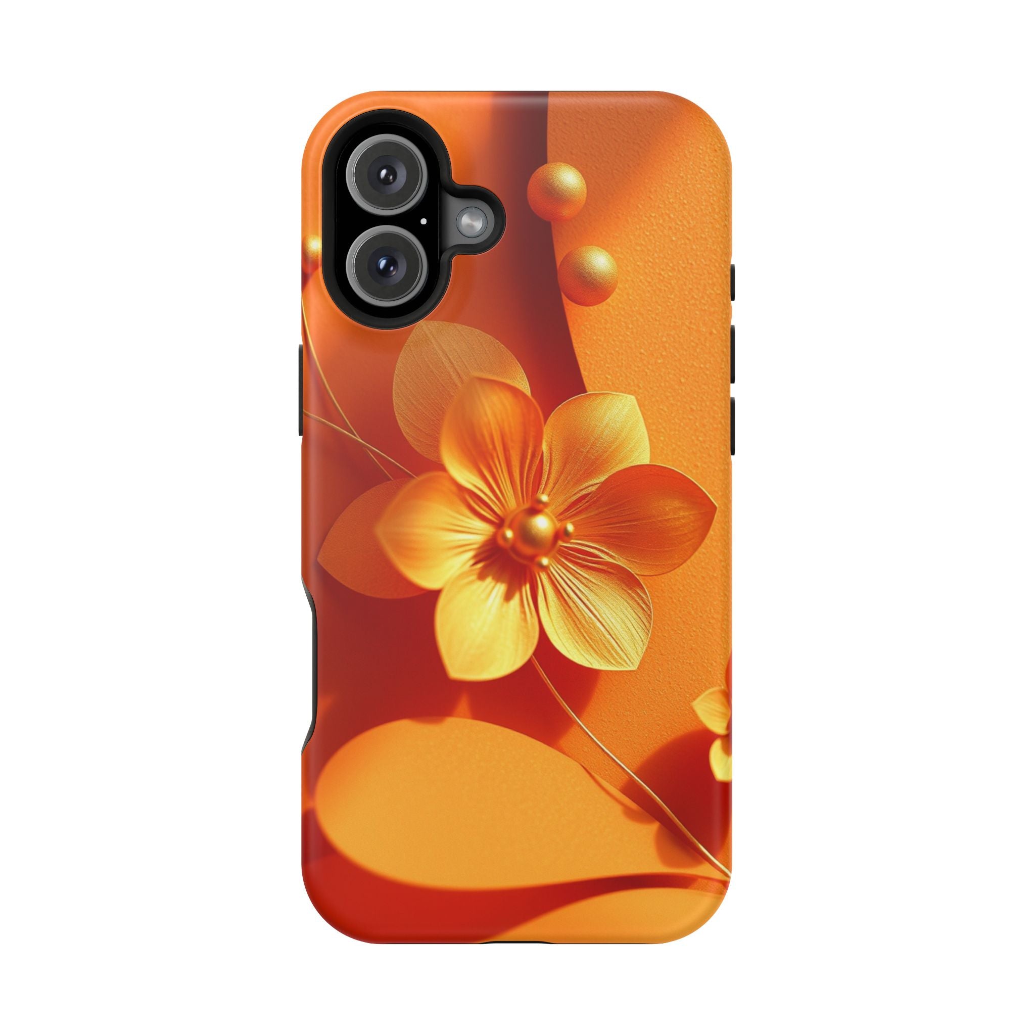 iPhone Floral Geometric Gold Foil Luxury Slim Everyday iPhone Designer · iPhone