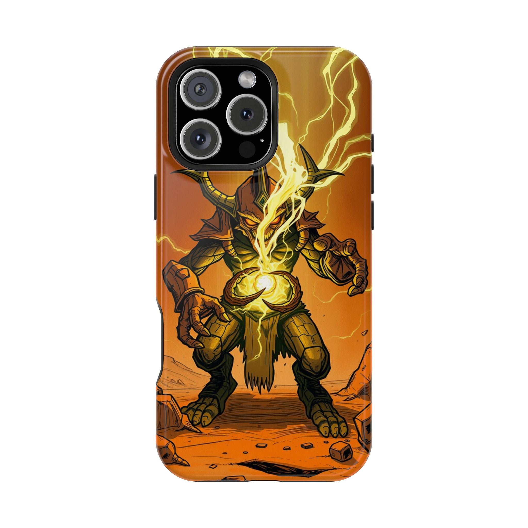 iPhone Burnt Orange And Sand Chaos Goblin Energy Clean Minimal Snap Case · iPhon