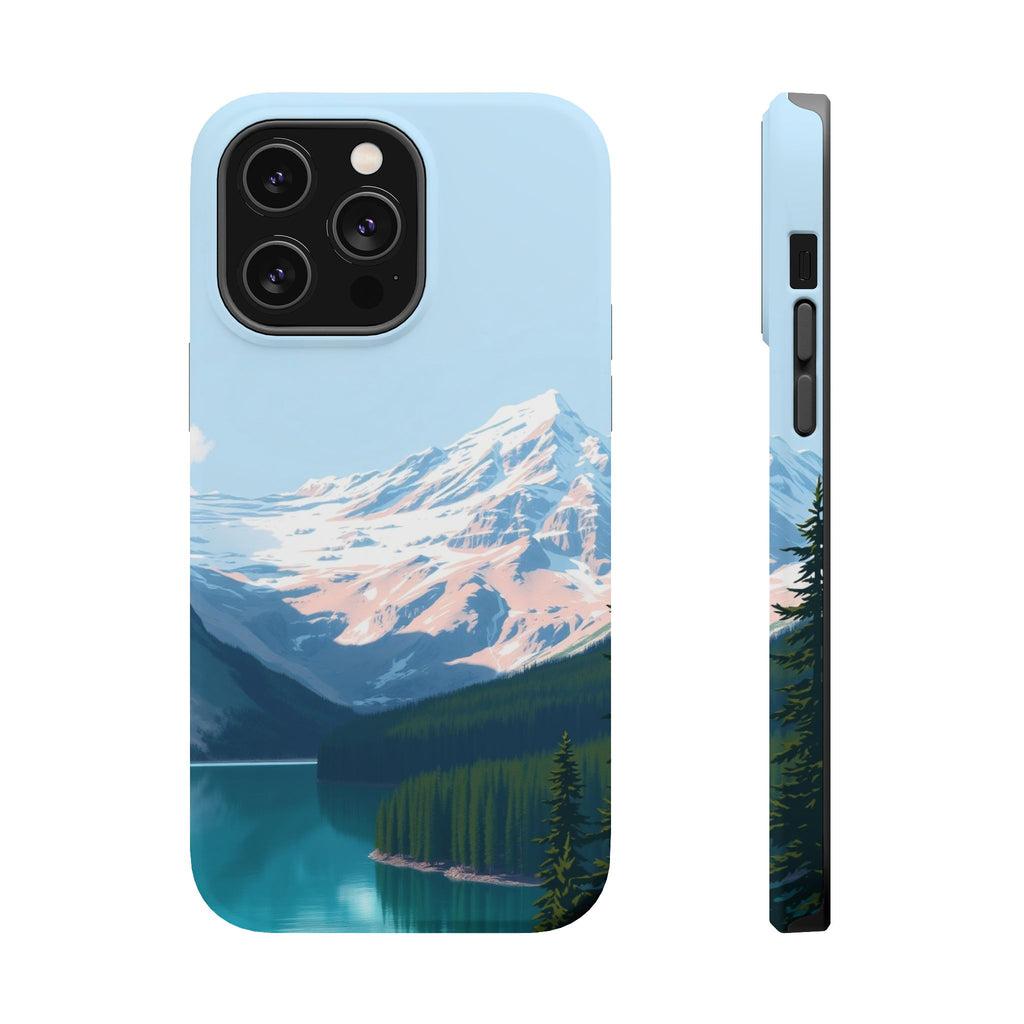 iPhone Serene Glacier Lake Design Bold Modern Everyday Snap Case · iPhone Case