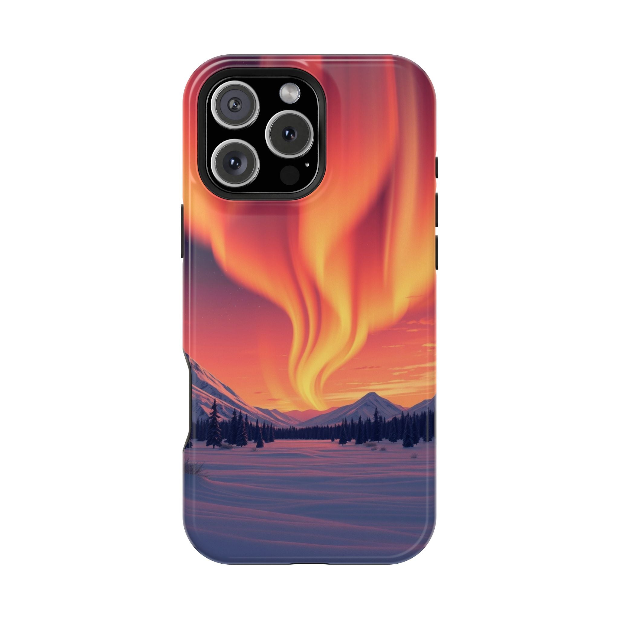 iPhone Sunset Amber And Peach Northern Lights Slim iPhone Everyday · iPhone Case