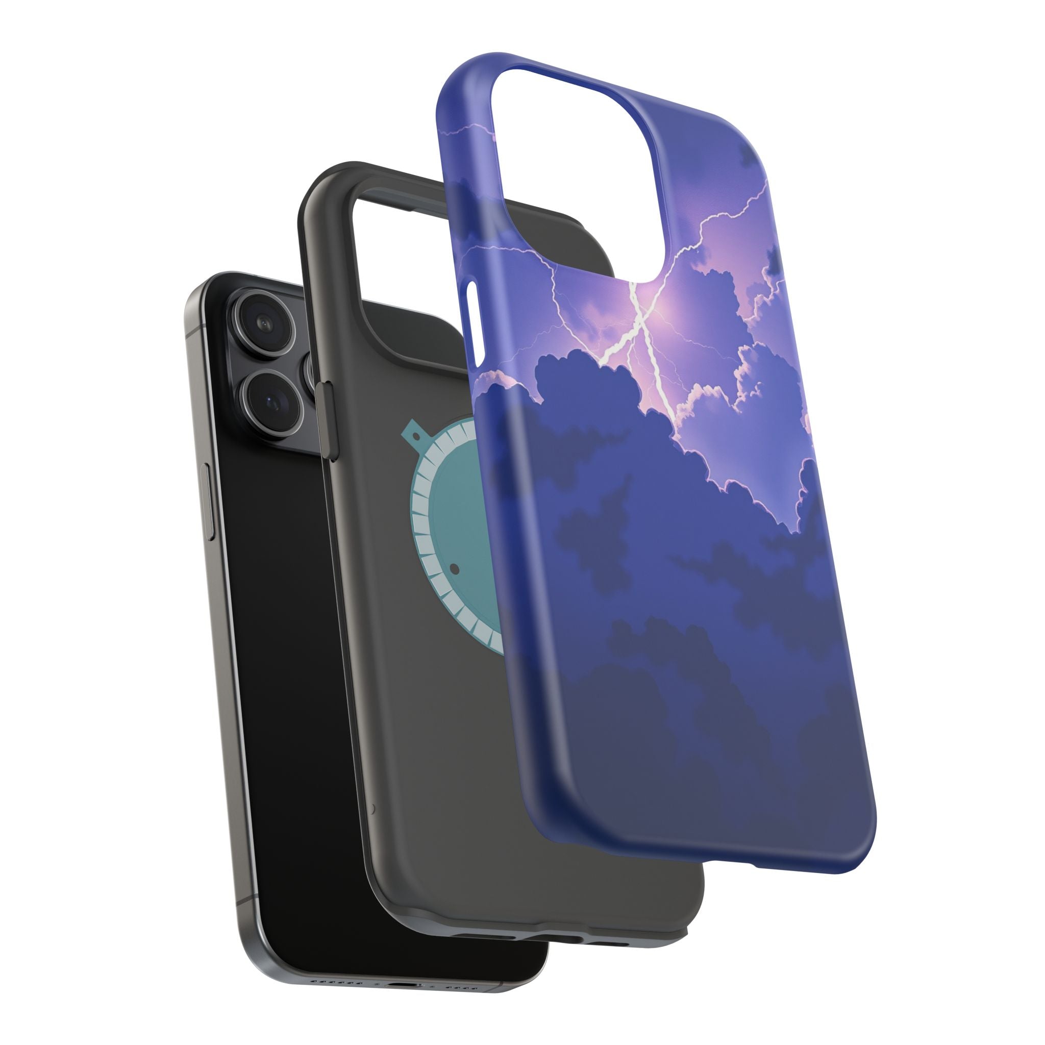 iPhone Indigo And Violet Thunderstorm Sky Slim iPhone Everyday Designer · iPhone
