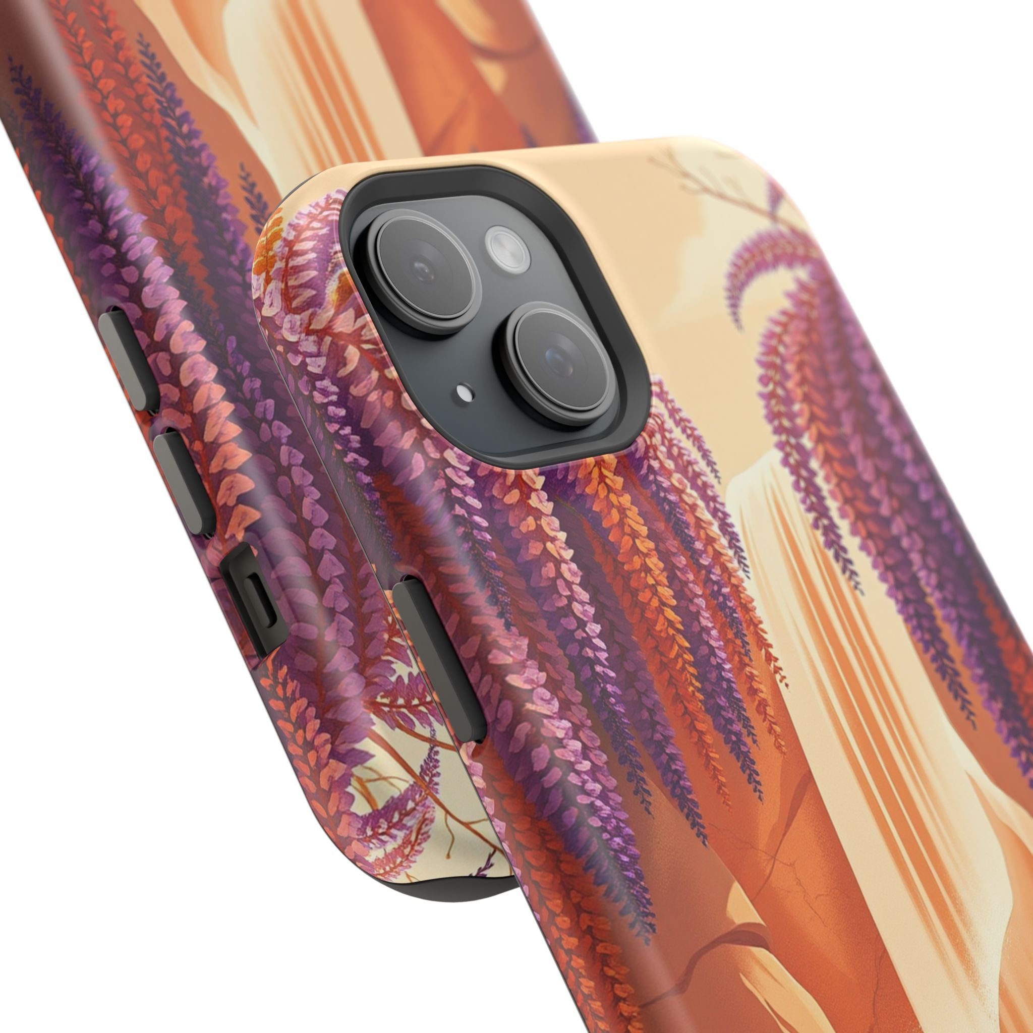 iPhone Wisteria Cascade Grunge Distressed Slim iPhone Everyday Designer · iPhone