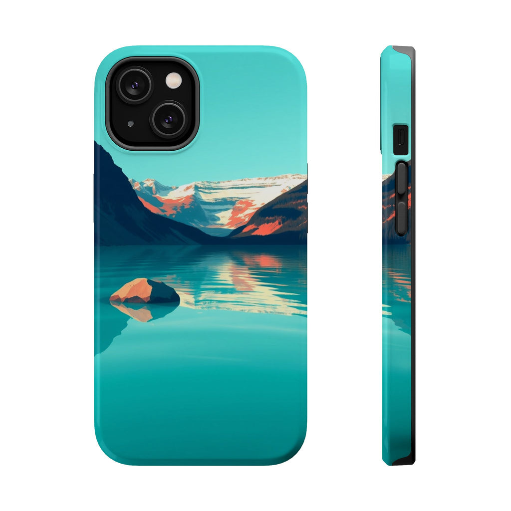 iPhone Glacier Lake Bold Art 16 Slim Everyday Designer Case · iPhone Case