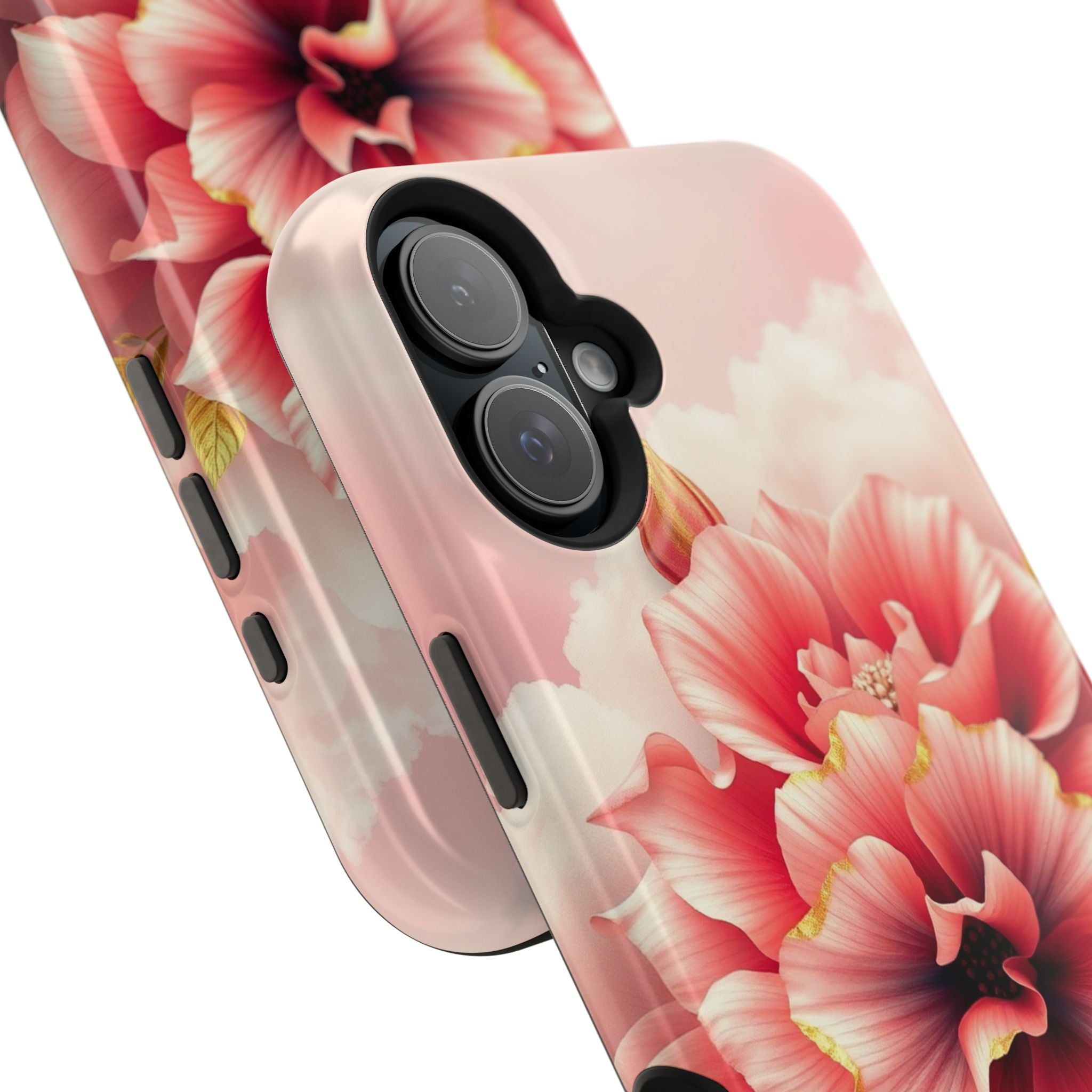 iPhone Pastel Floral Cloud Gold Foil Luxury Slim iPhone Everyday · iPhone Case
